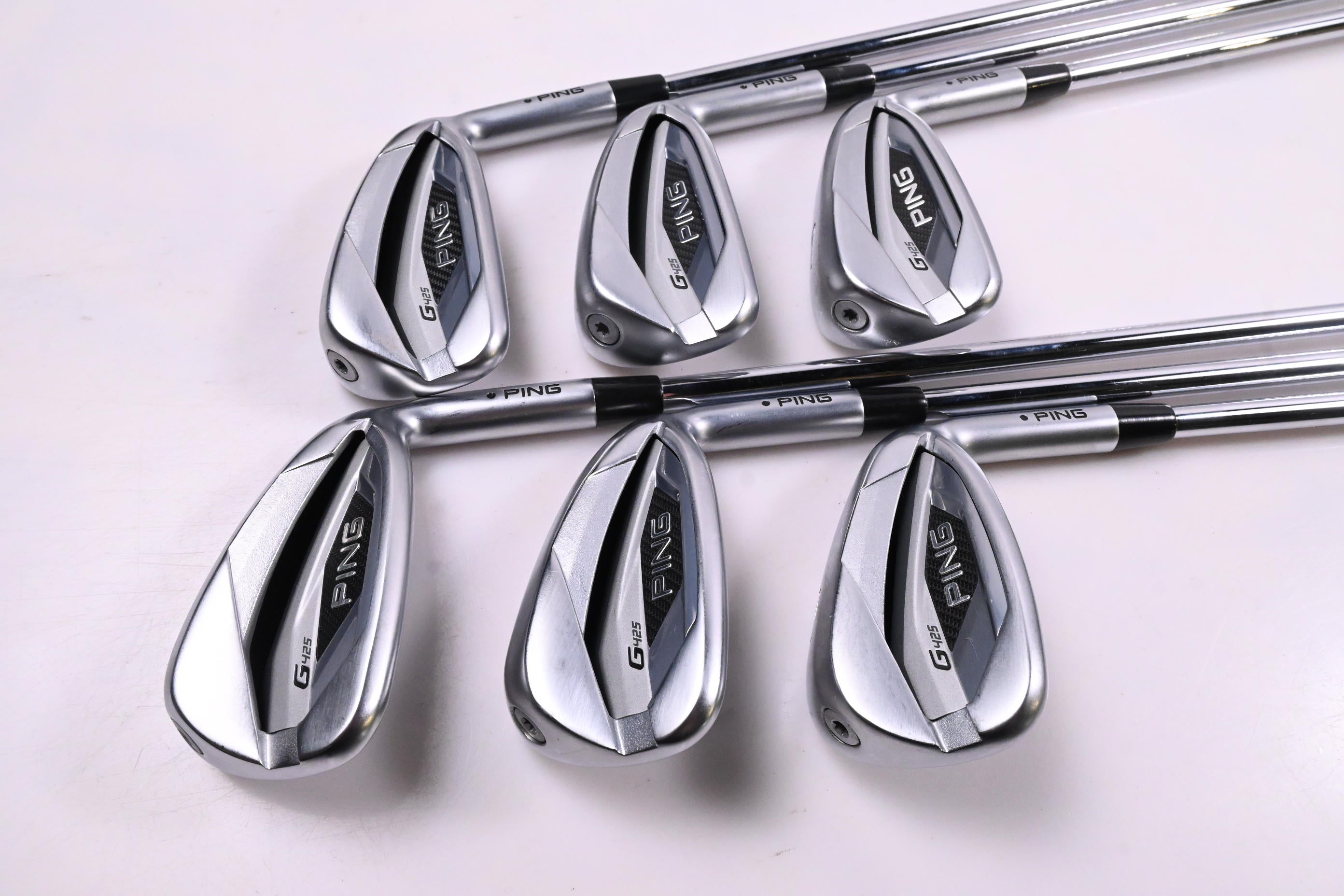 Ping G425 Irons / 5-PW / Black Dot / Regular Flex Ping AWT 2.0 Shafts