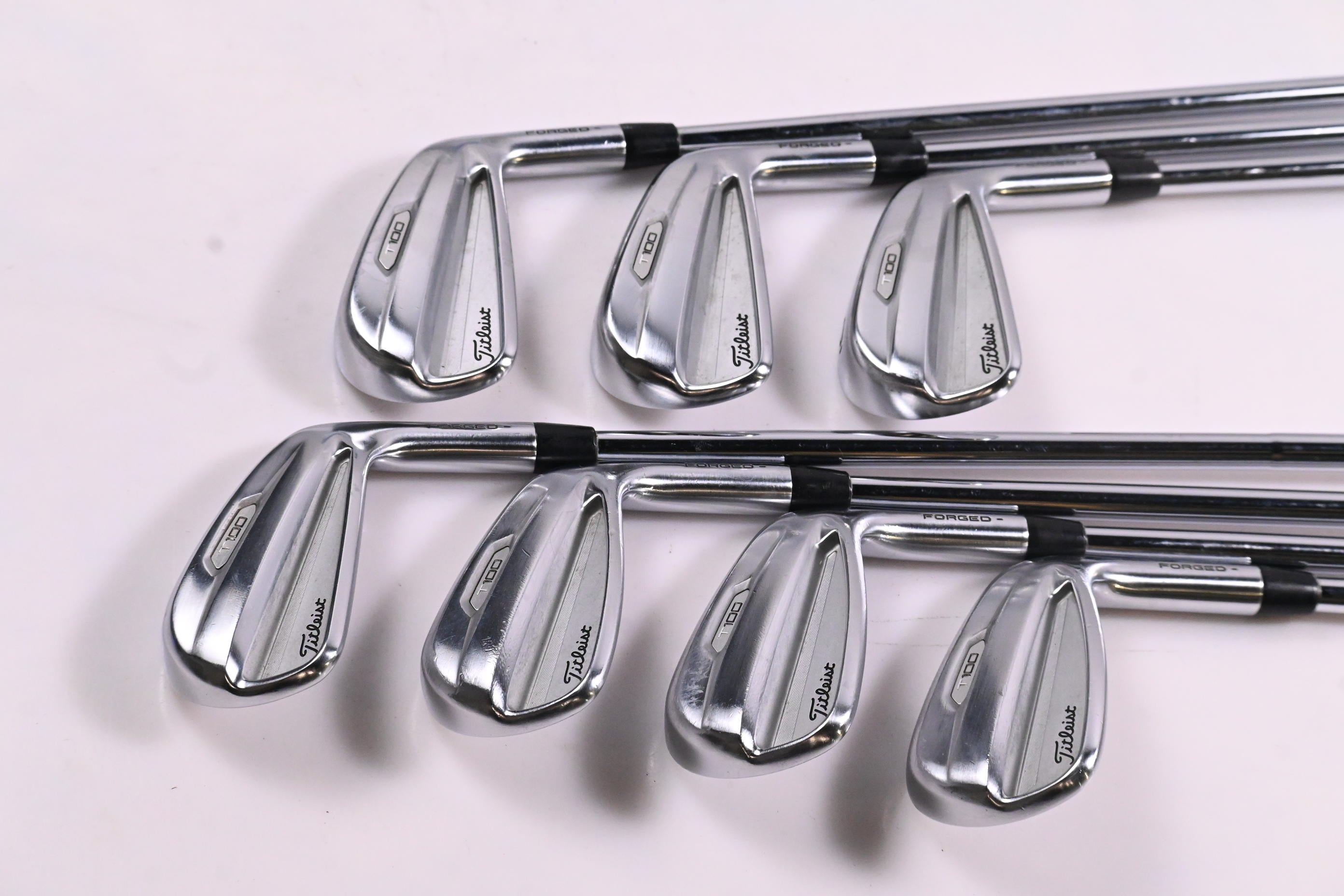 Titleist T100 2021 Irons / 4-PW / Stiff Flex Dynamic Gold 120 S300 Shafts