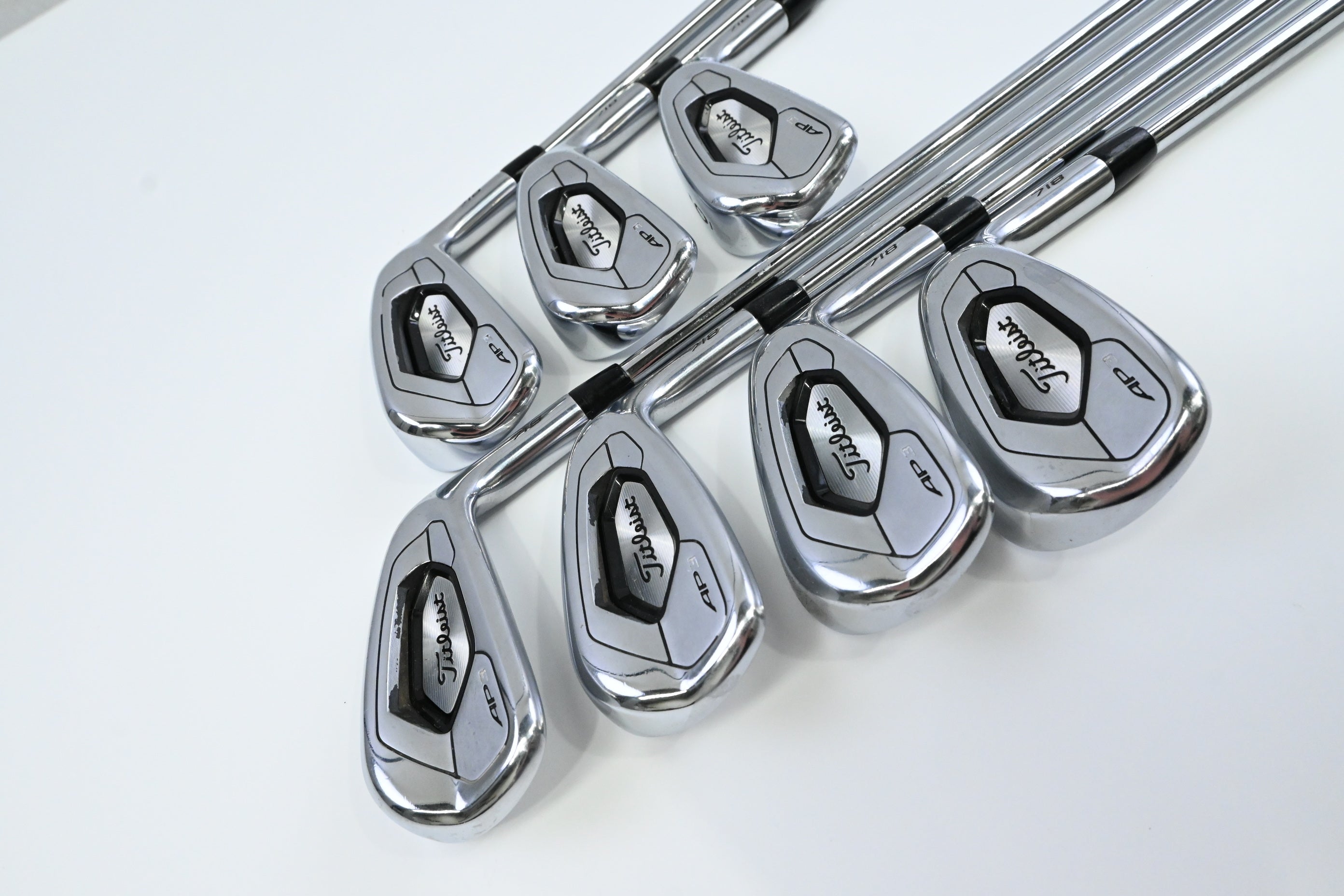 Titleist 718 AP3 Irons / 4-PW / Stiff Flex AMT Black S300 Shafts