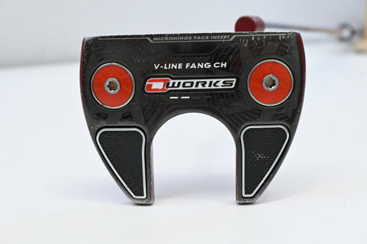 Odyssey O-Works V-Line Fang CH Red Putter / 34 Inch