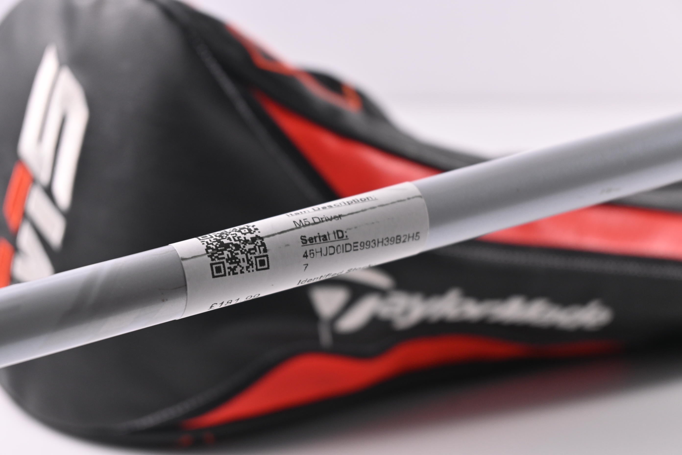 Taylormade M5 Driver / 9 Degree / Stiff Flex Mitsubishi Kuro Kage White 60 Shaft