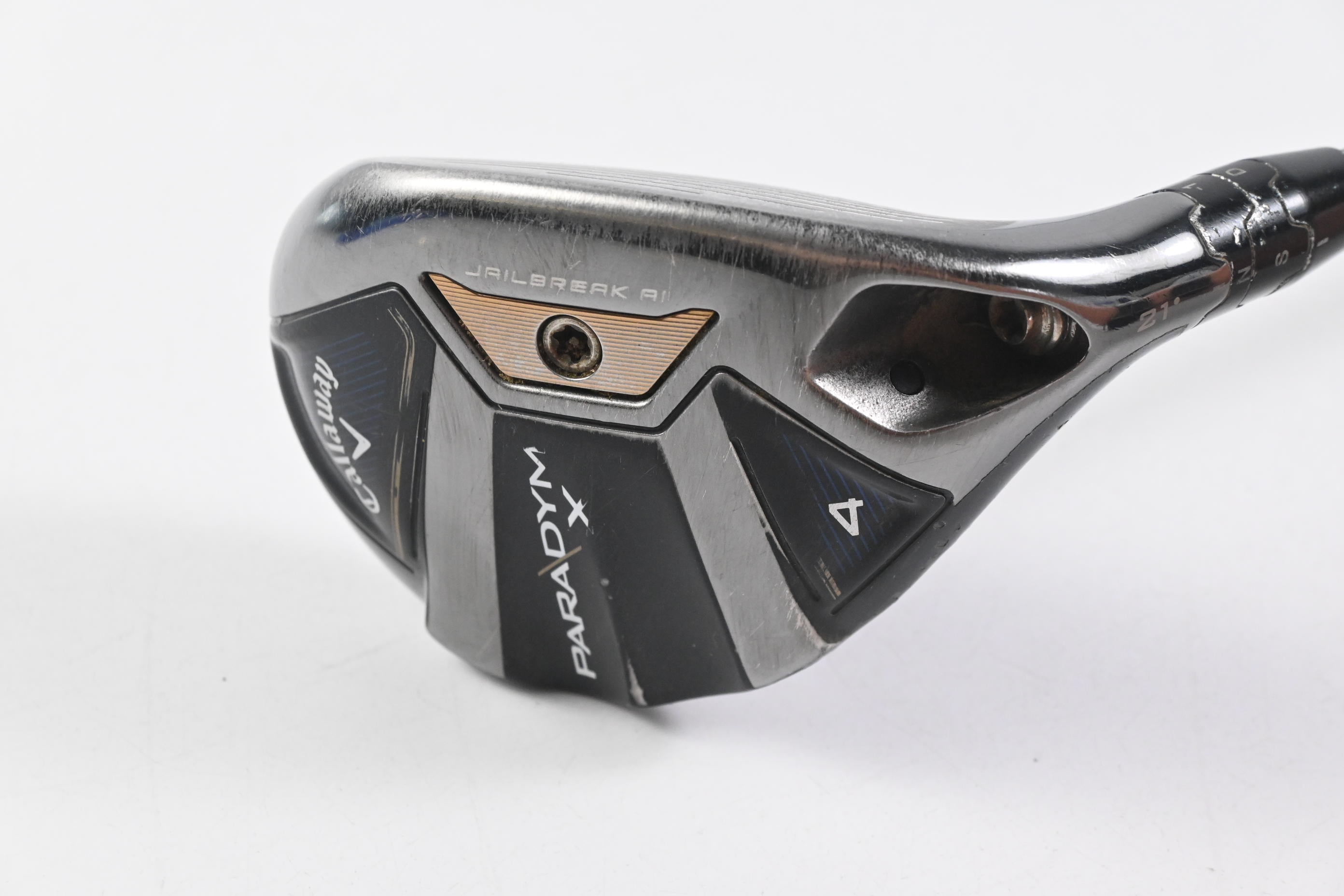 Callaway Paradym X #4 Hybrid / 21 Degree / Regular Flex Hzrdus Silver 65 Shaft