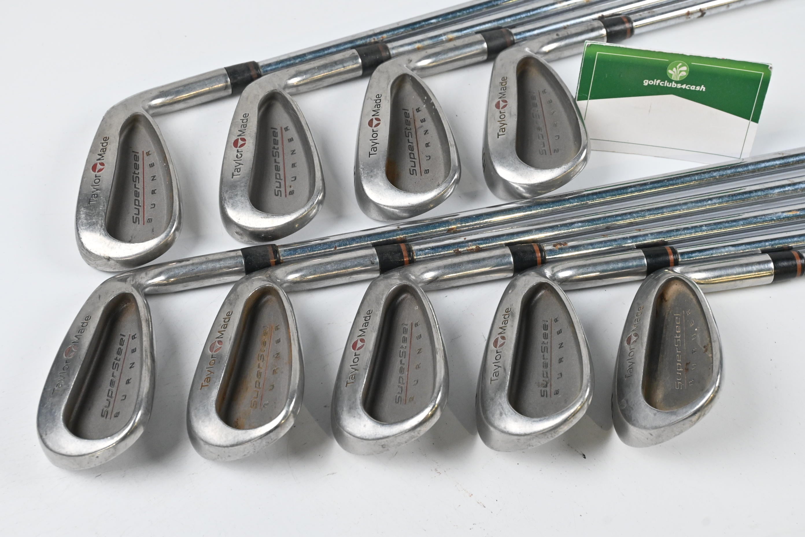 Taylormade Supersteel Irons / 3-PW+SW / Regular Flex Taylormade Rifle 80