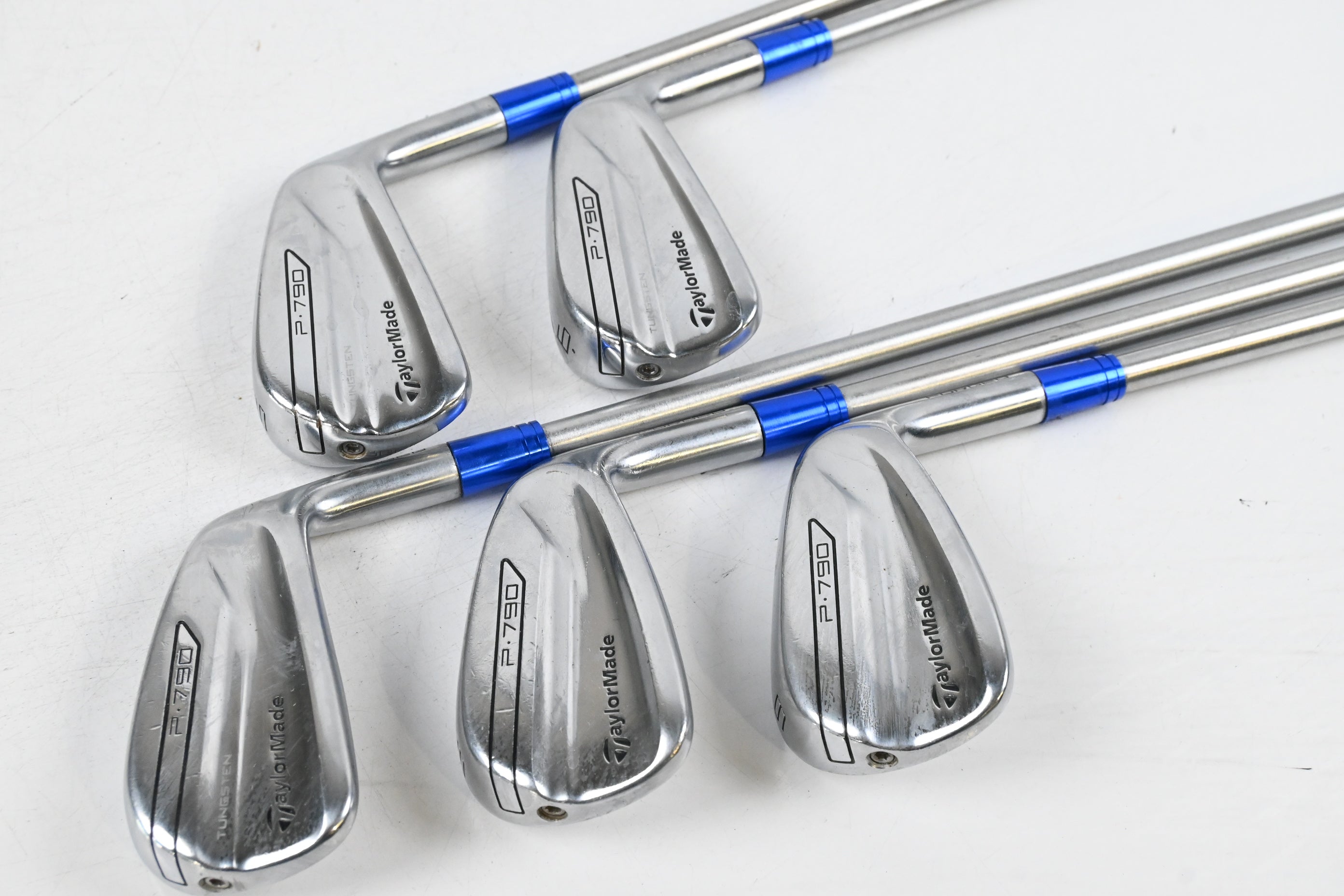 Taylormade P790 2017 Irons / 5-9i / Stiff Flex KBS Tour C-Taper 120 Shafts