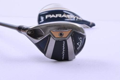 Left Hand Callaway Paradym #4 Hybrid / 21 Degree / Regular Flex HZRDUS Silver 65