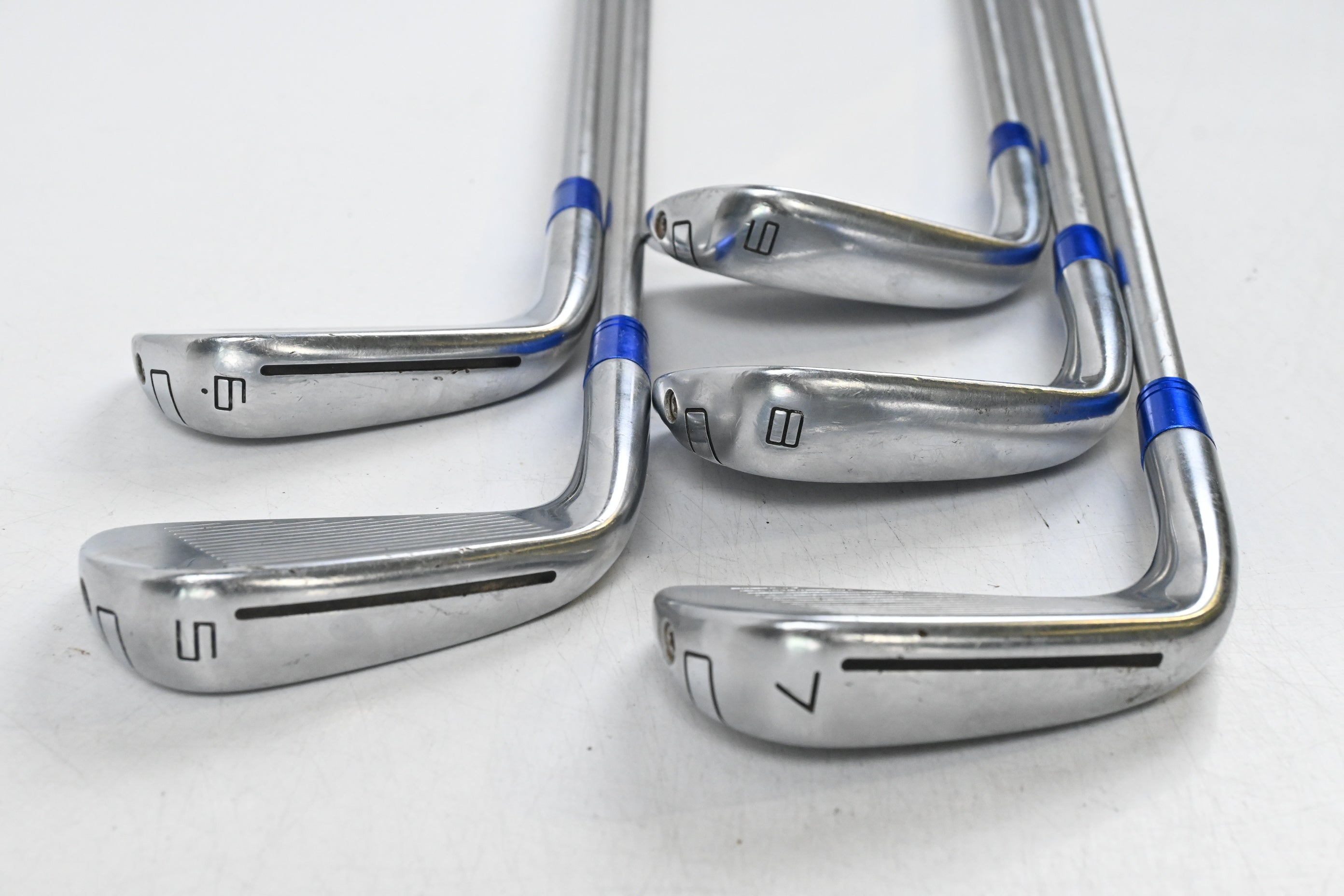 Taylormade P790 2017 Irons / 5-9i / Stiff Flex KBS Tour C-Taper 120 Shafts