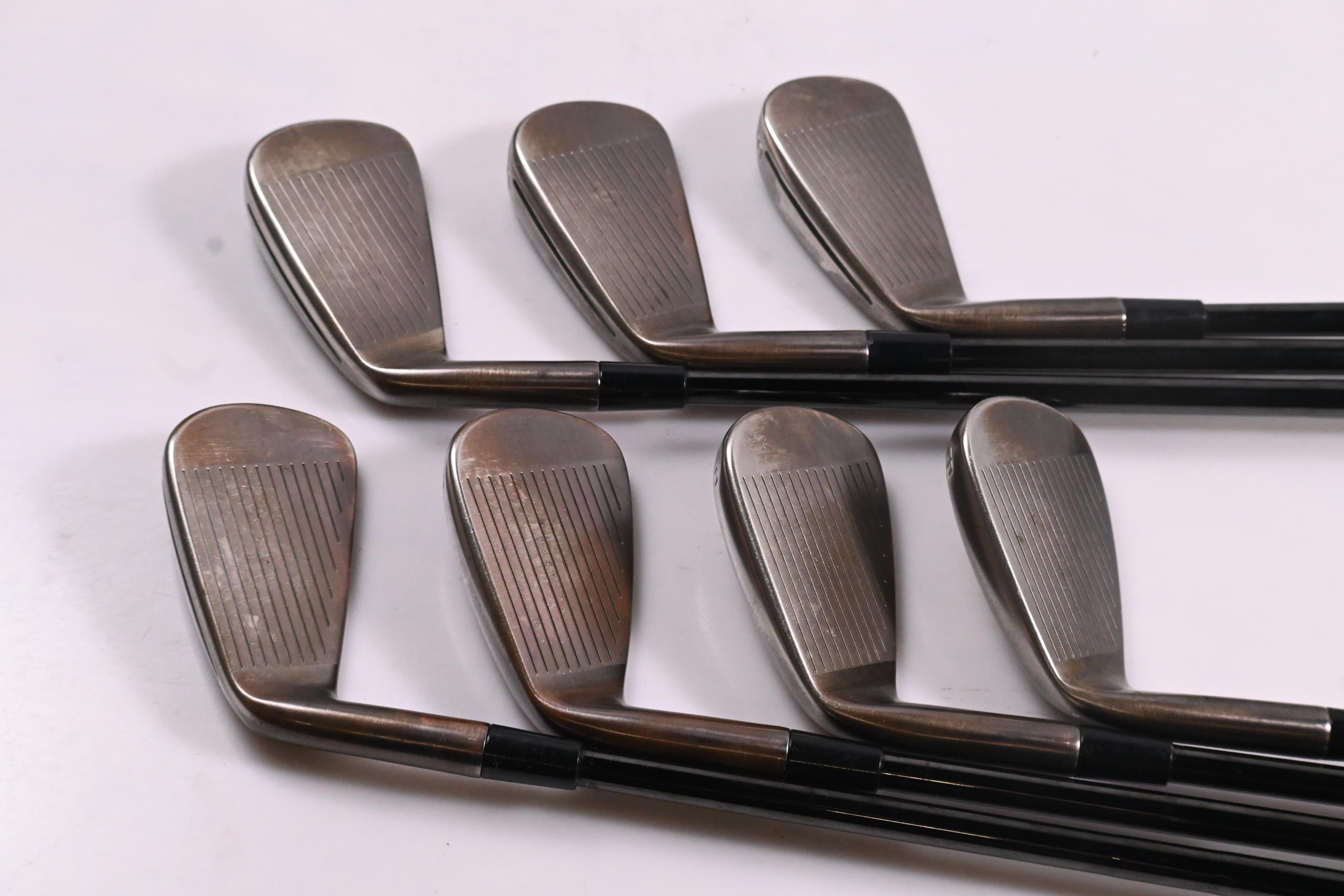 Taylormade P790 Aged Copper Irons / 4-PW / Stiff Flex KBS Tour Shafts