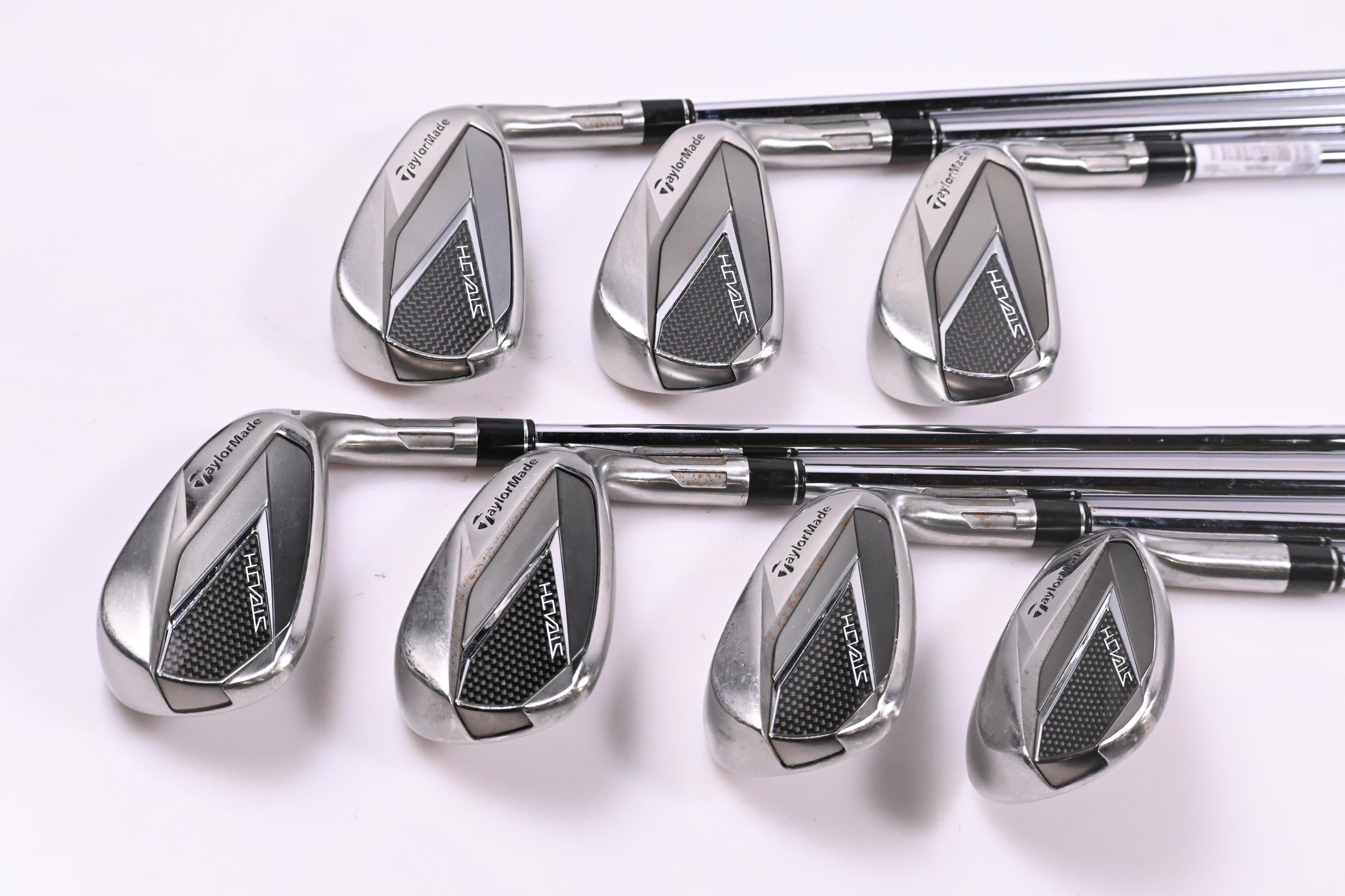 Taylormade Stealth Irons / 5-PW+SW / Stiff Flex KBS MAX MT 85 Shafts