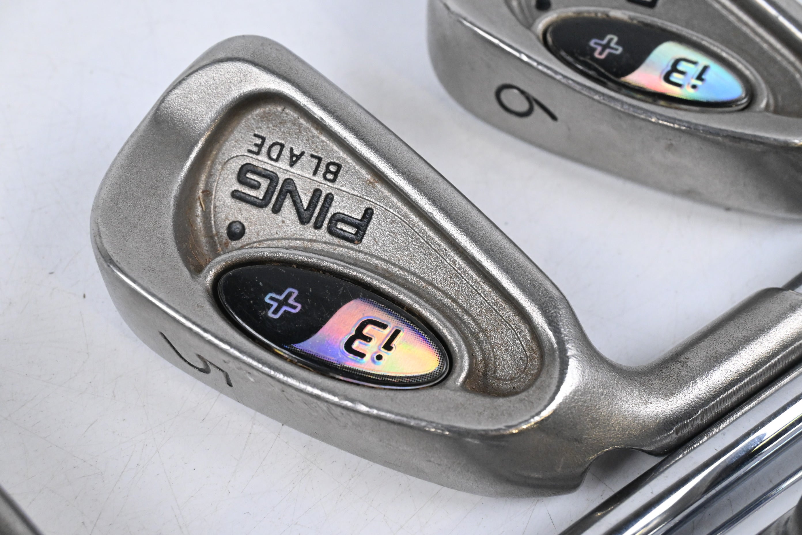 Left Hand Ping i3+ Irons / 3-PW+SW / Black Dot / Stiff Flex Precision Rifle