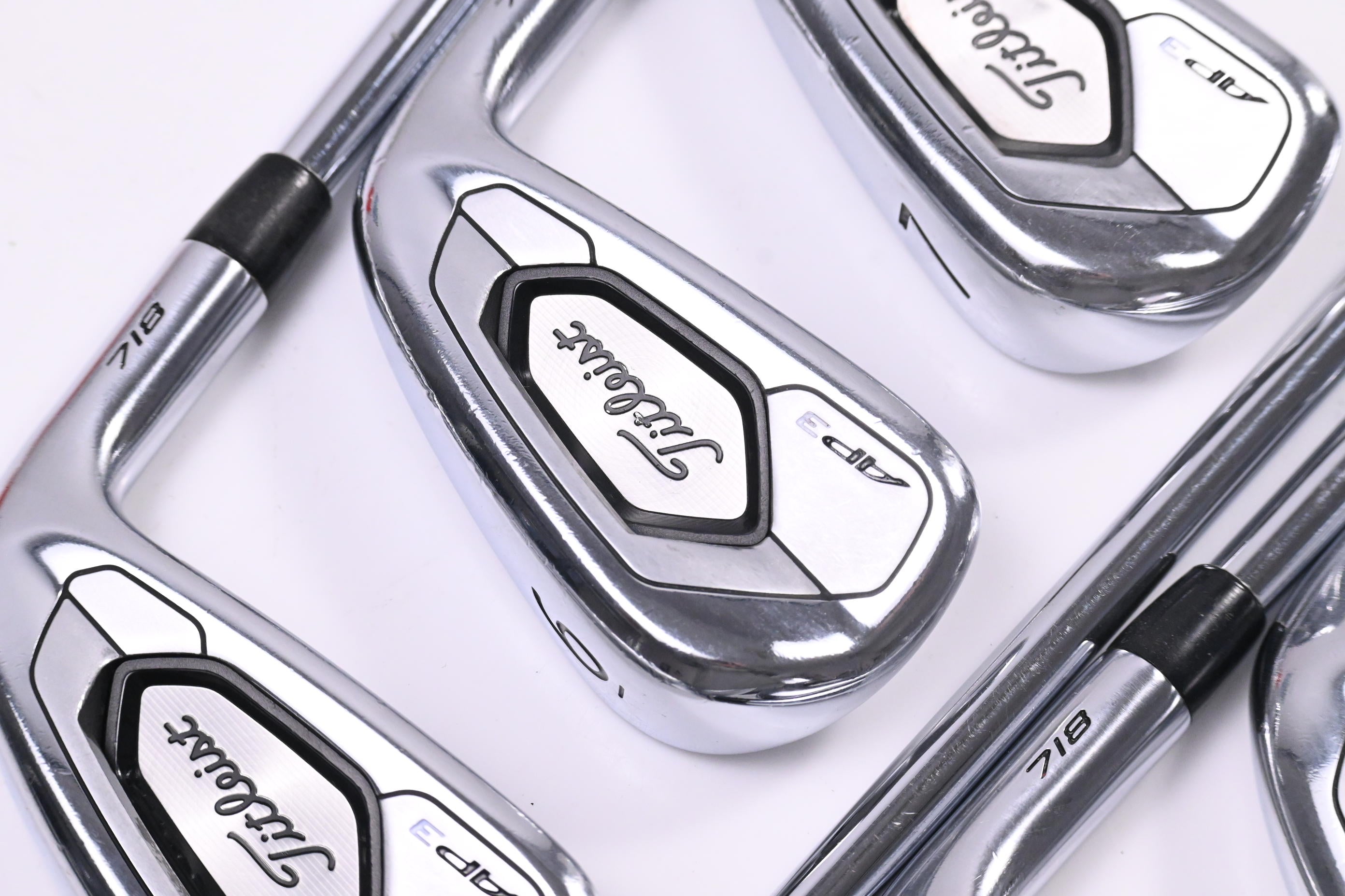 Titleist 718 AP3 Irons / 5-PW+48° / Regular Flex True Temper AMT Black Shafts