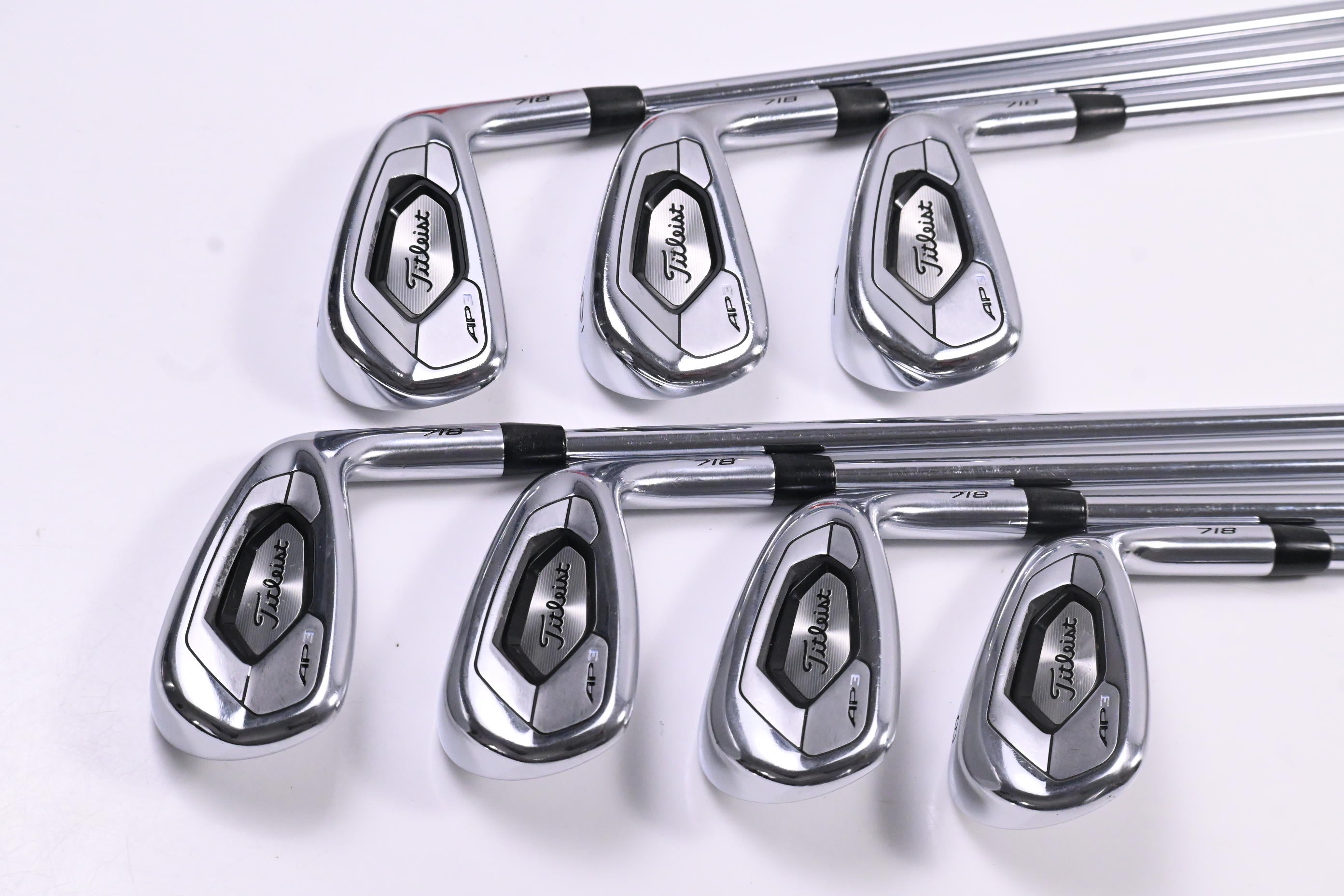 Titleist 718 AP3 Irons / 5-PW+48° / Regular Flex True Temper AMT Black Shafts