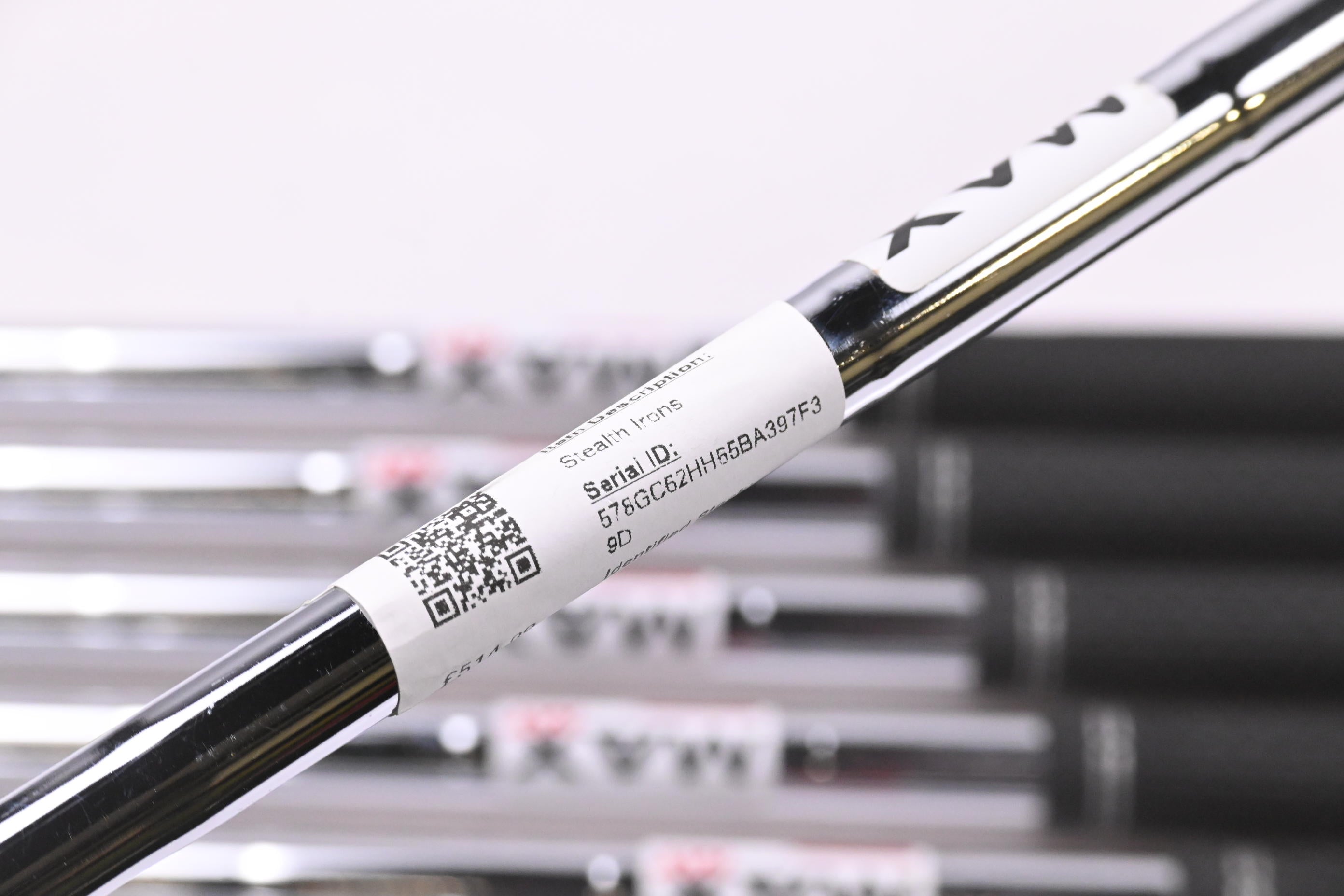 Taylormade Stealth Irons / 5-PW+SW / Stiff Flex KBS MAX MT 85 Shafts