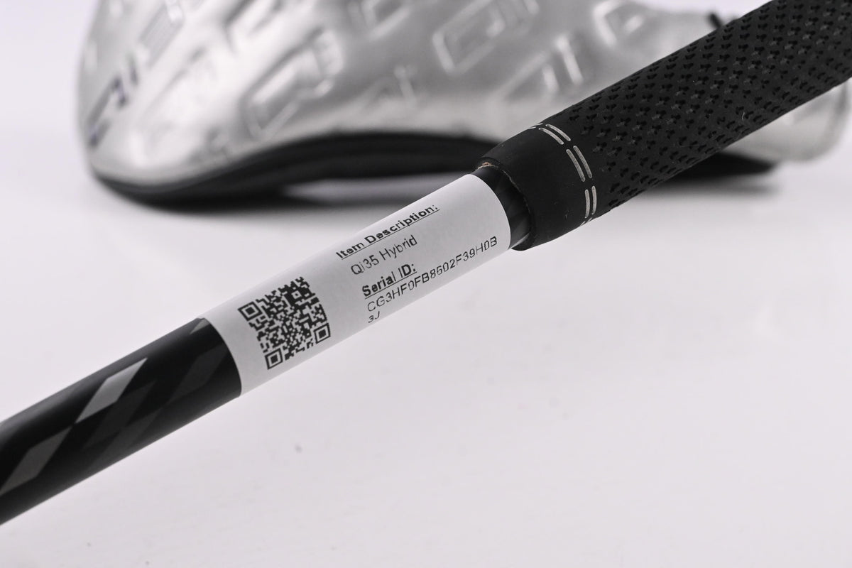 Left Hand Taylormade Qi35 #5 Hybrid / 25 Degree / Regular Flex Cypher 60 Shaft