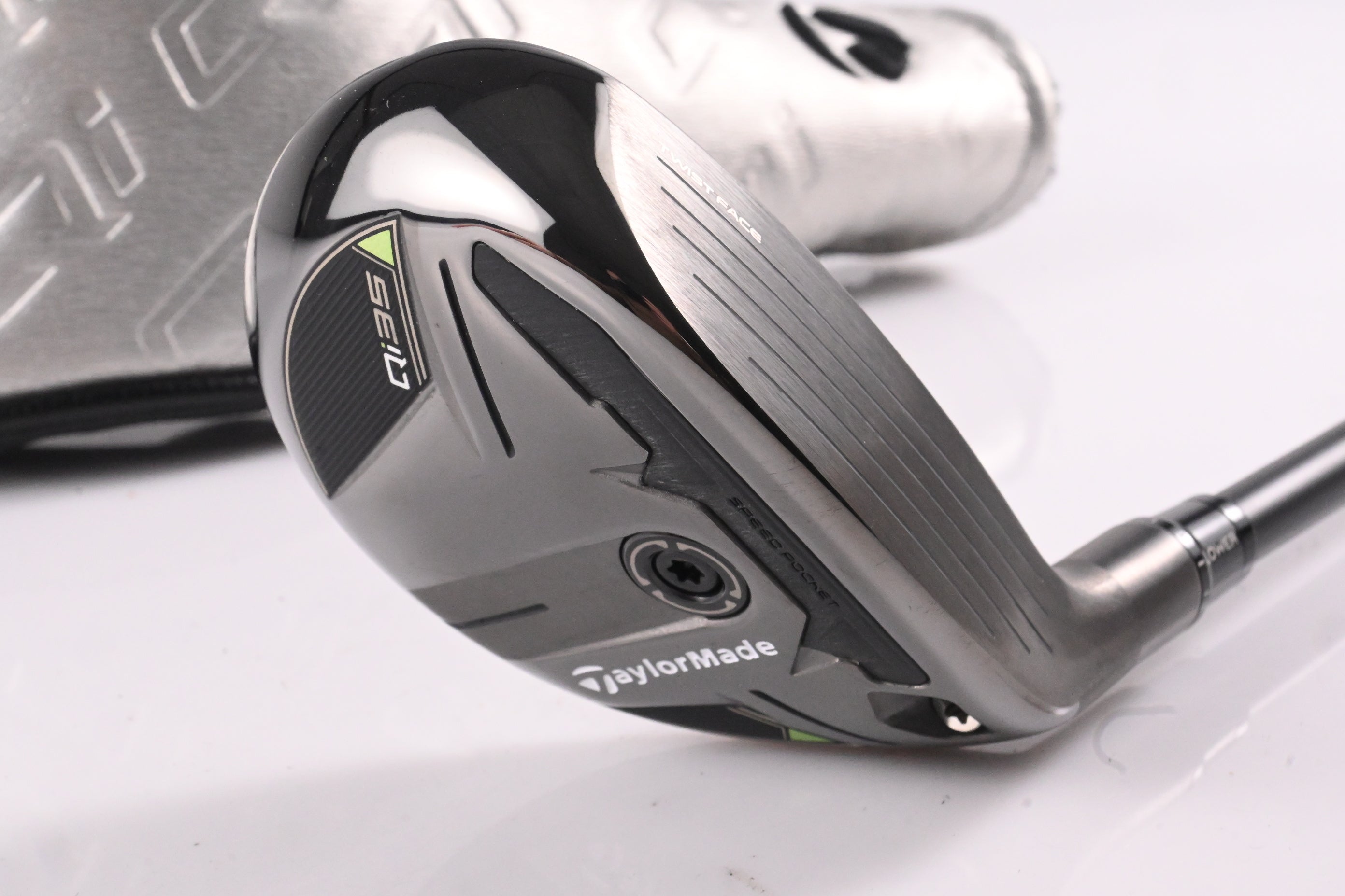 Taylormade Qi35 #3 Hybrid / 19 Degree / Stiff Flex Fujikura Ventus Blue 7 Shaft