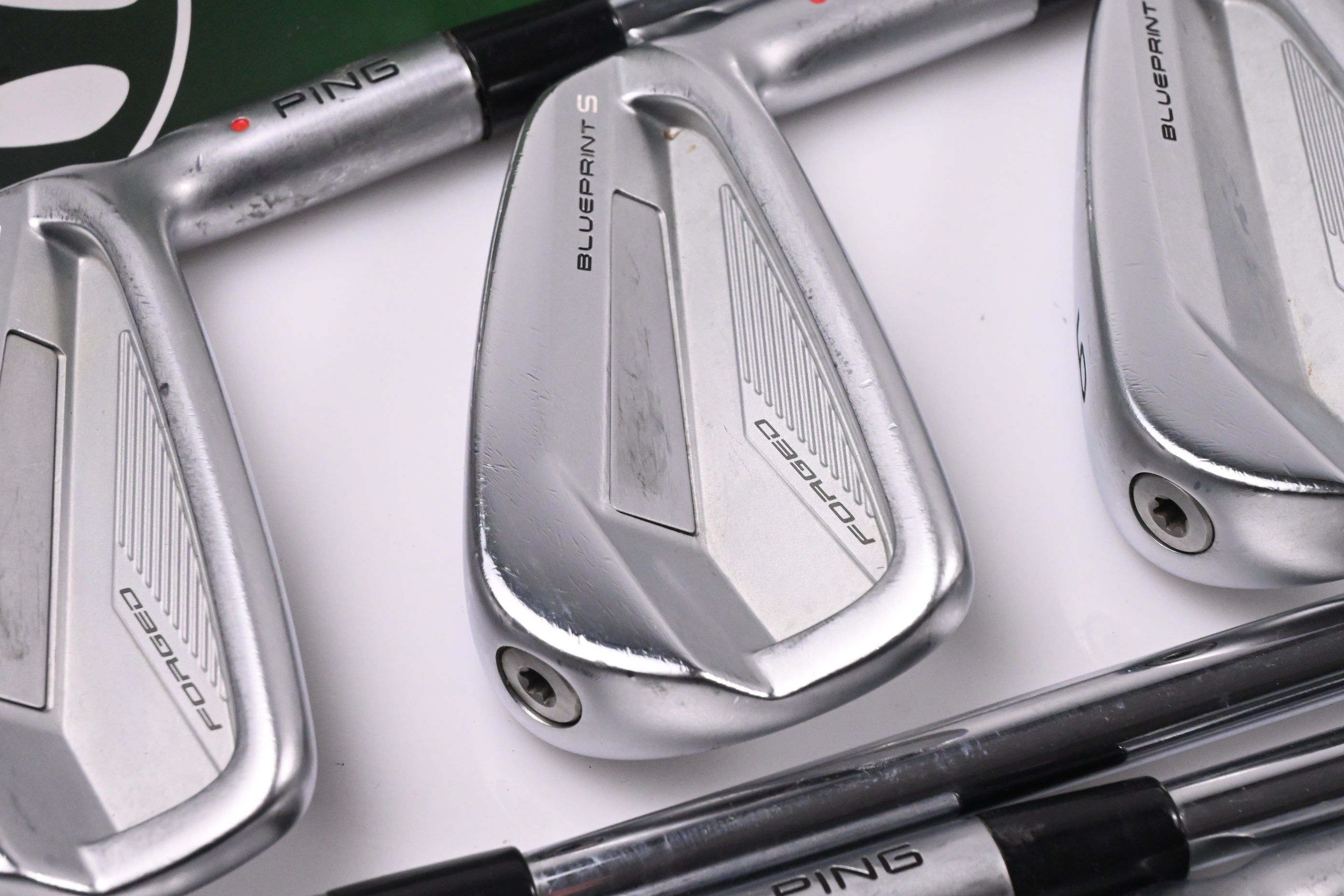 Ping Blueprint S Irons / 4-PW / Red Dot / X-Flex Dynamic Gold X100 120 Shafts