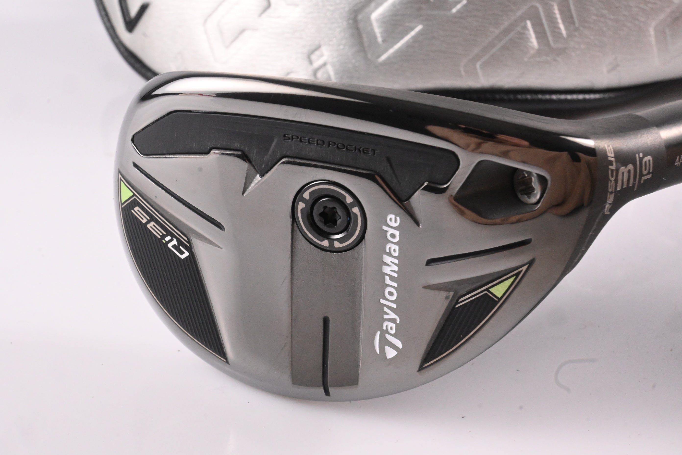 Taylormade Qi35 #3 Hybrid / 19 Degree / Stiff Flex Fujikura Ventus Blue 7 Shaft