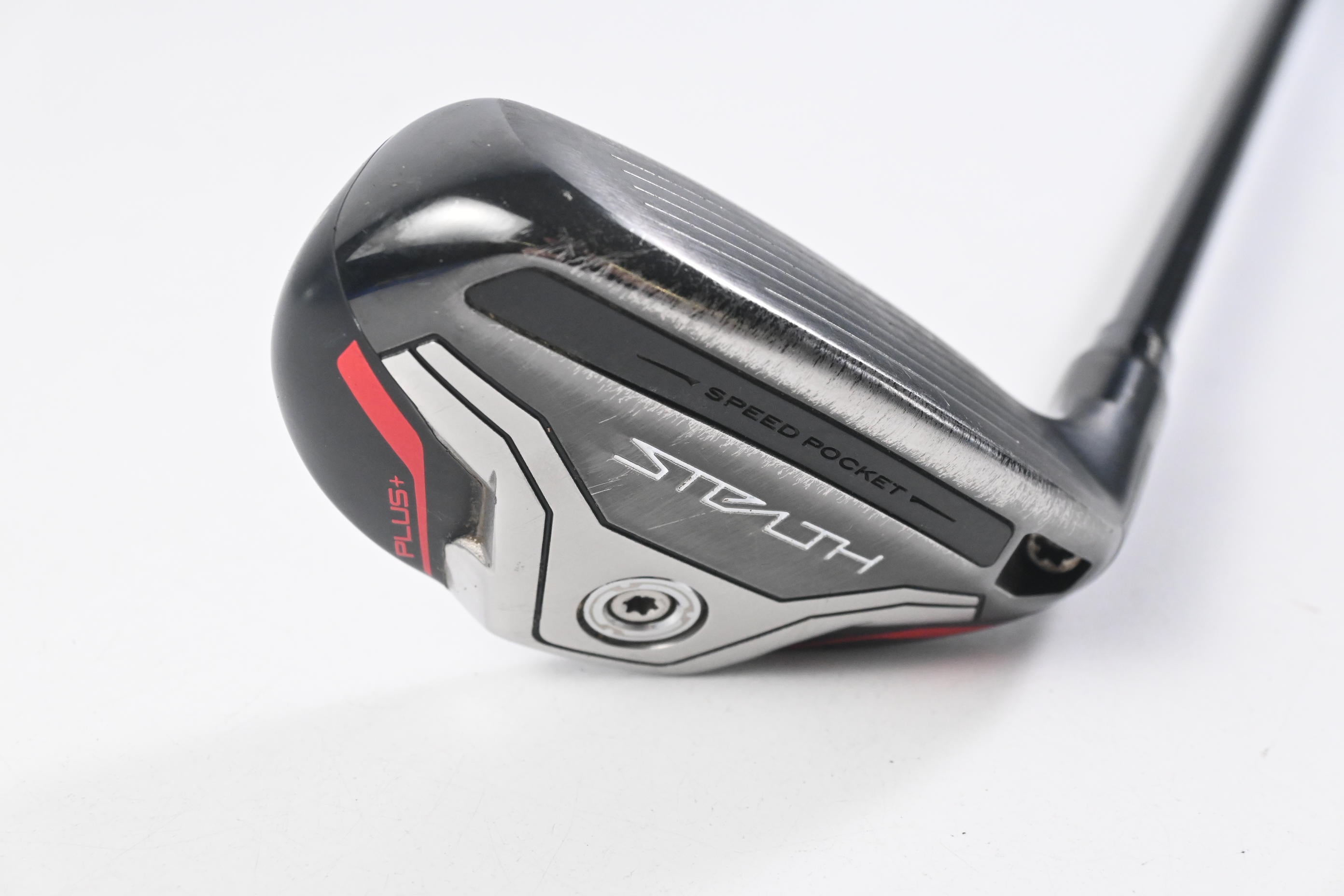 Taylormade Stealth Plus #3 Hybrid / 19.5 Degree / Stiff Flex Hzrdus Smoke Red