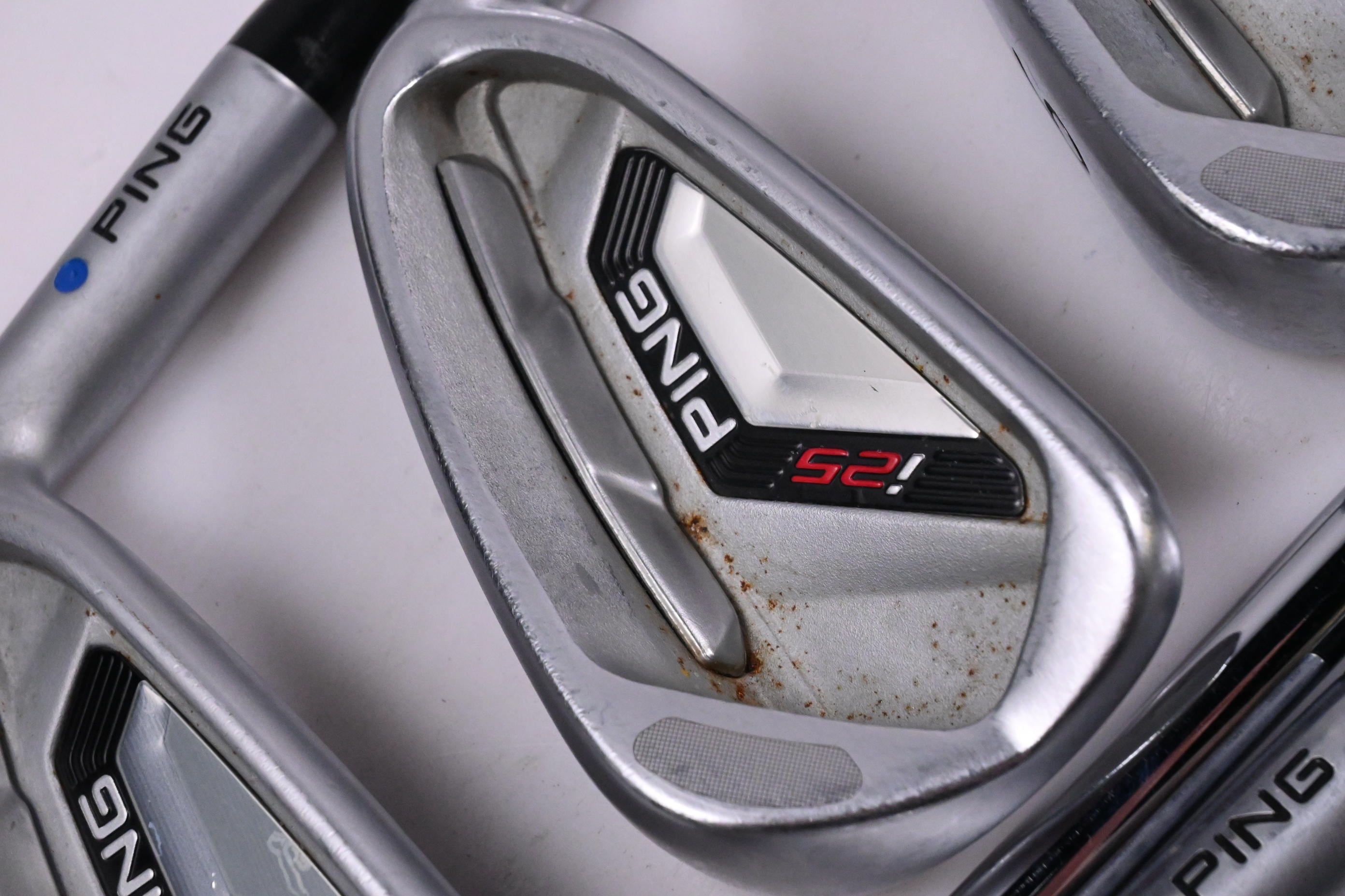 Ping i25 Irons / 4-PW / Blue Dot / Stiff Flex Ping CFS Shafts