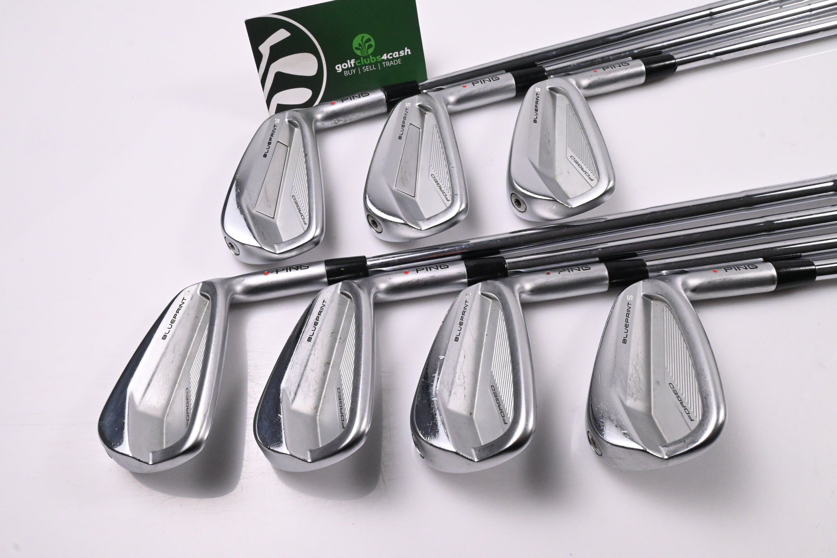 Ping Blueprint S Irons / 4-PW / Red Dot / X-Flex Dynamic Gold X100 120 Shafts