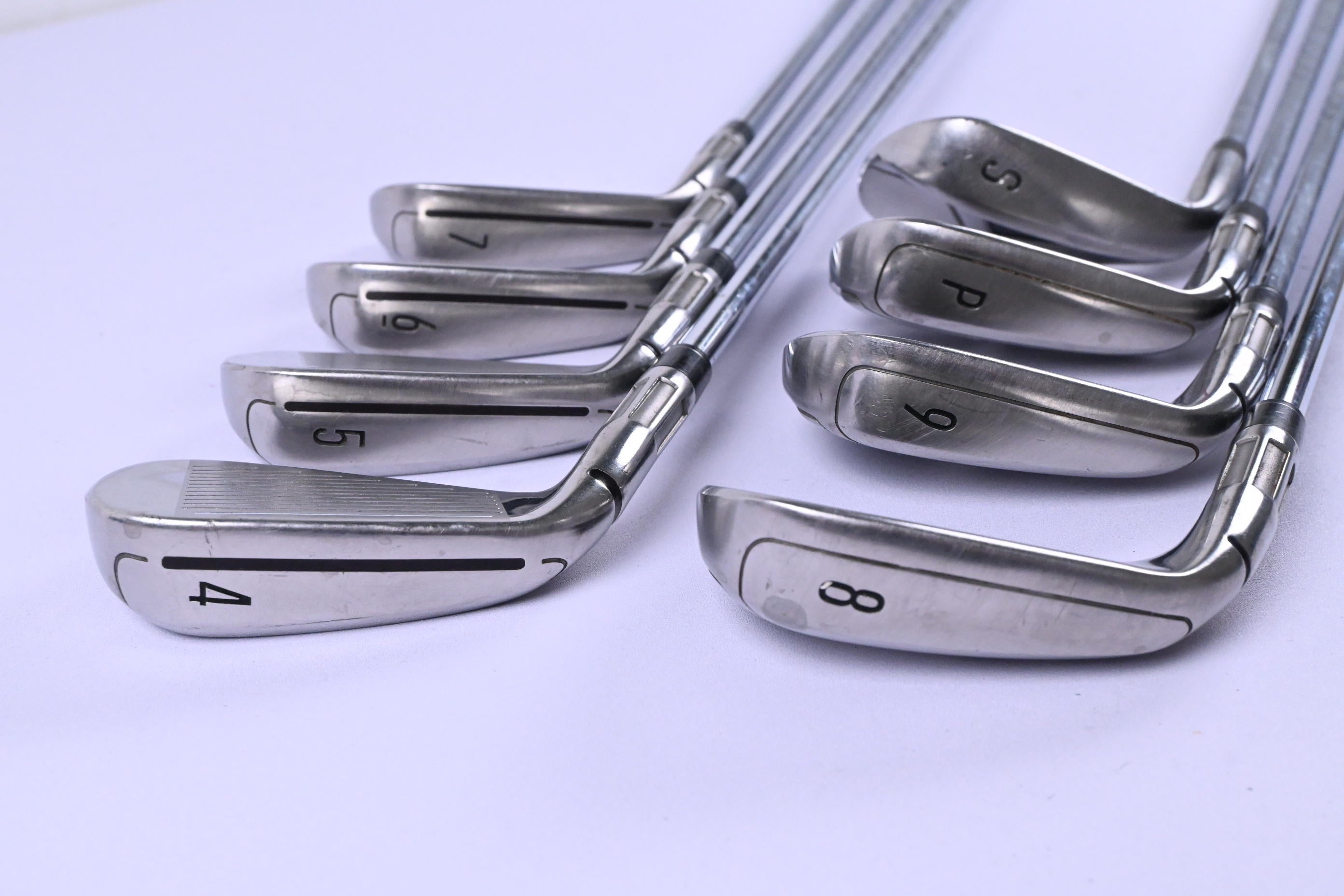 Taylormade M6 Irons / 4-PW+SW / Stiff Flex KBS MAX 85 Shafts