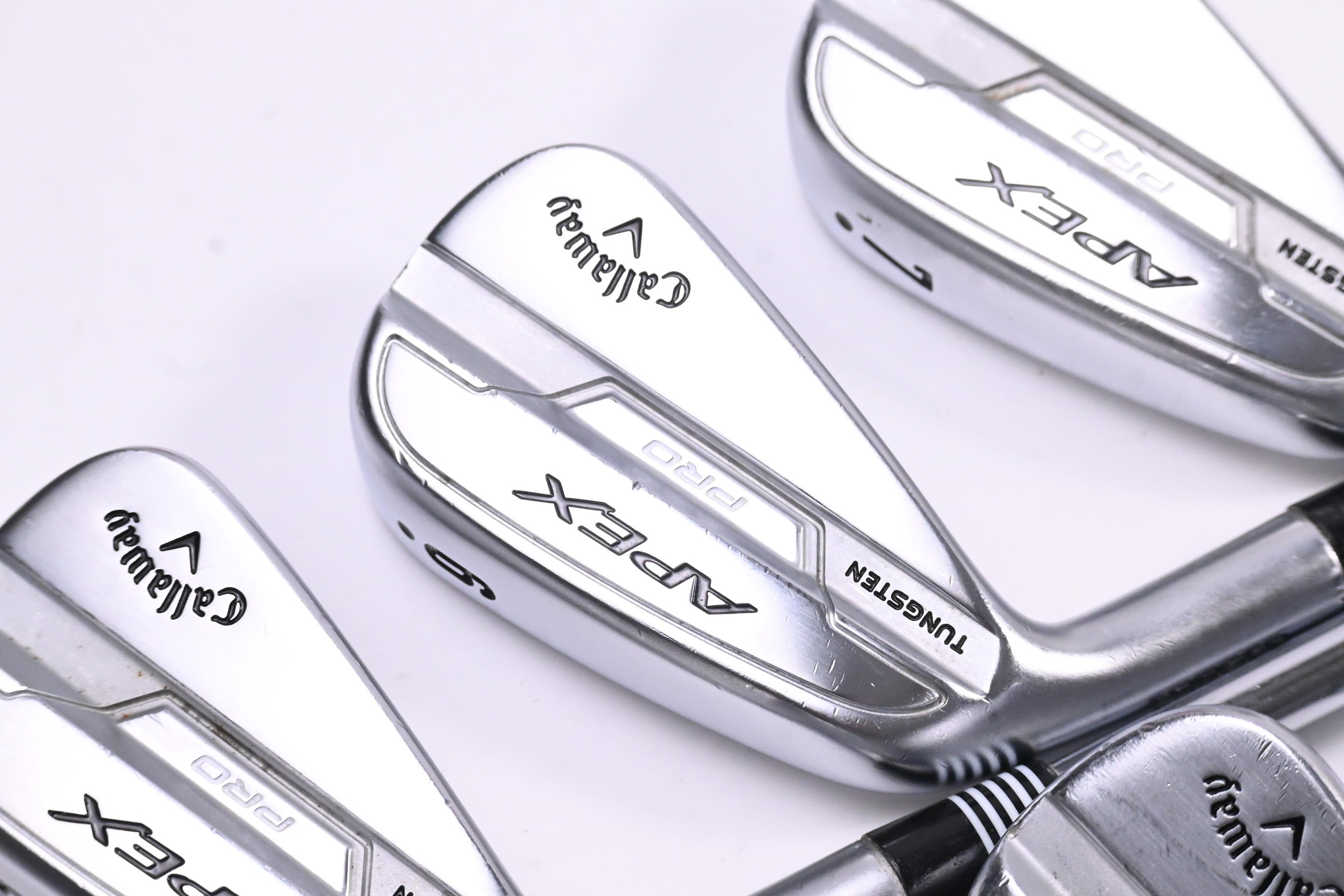 Left Hand Callaway Apex Pro 21 Irons / 5-PW / X-Flex Project X Steel Shafts