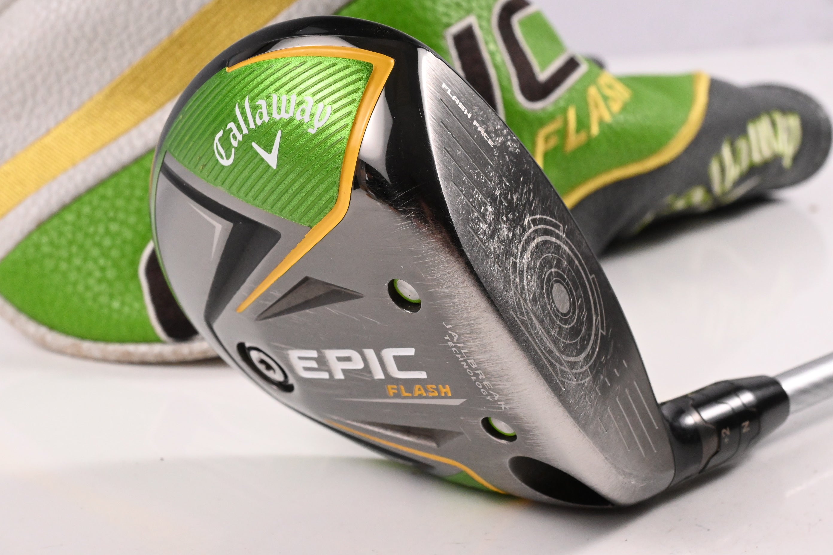 Callaway Epic Flash #3 Wood / 15 Degree / Stiff Flex Evenflow Green 65 Shaft
