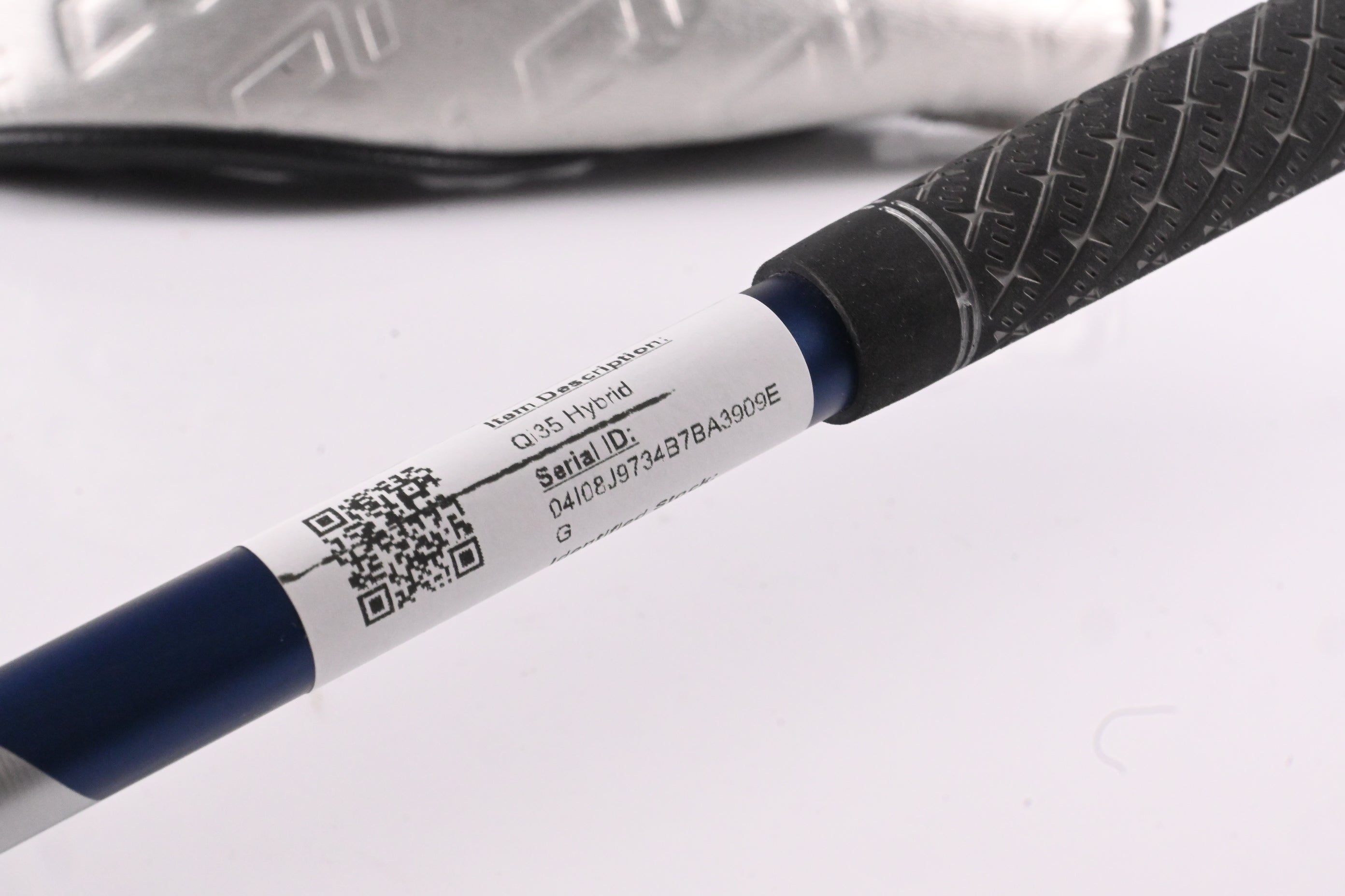 Taylormade Qi35 #3 Hybrid / 19 Degree / Stiff Flex Fujikura Ventus Blue 7 Shaft