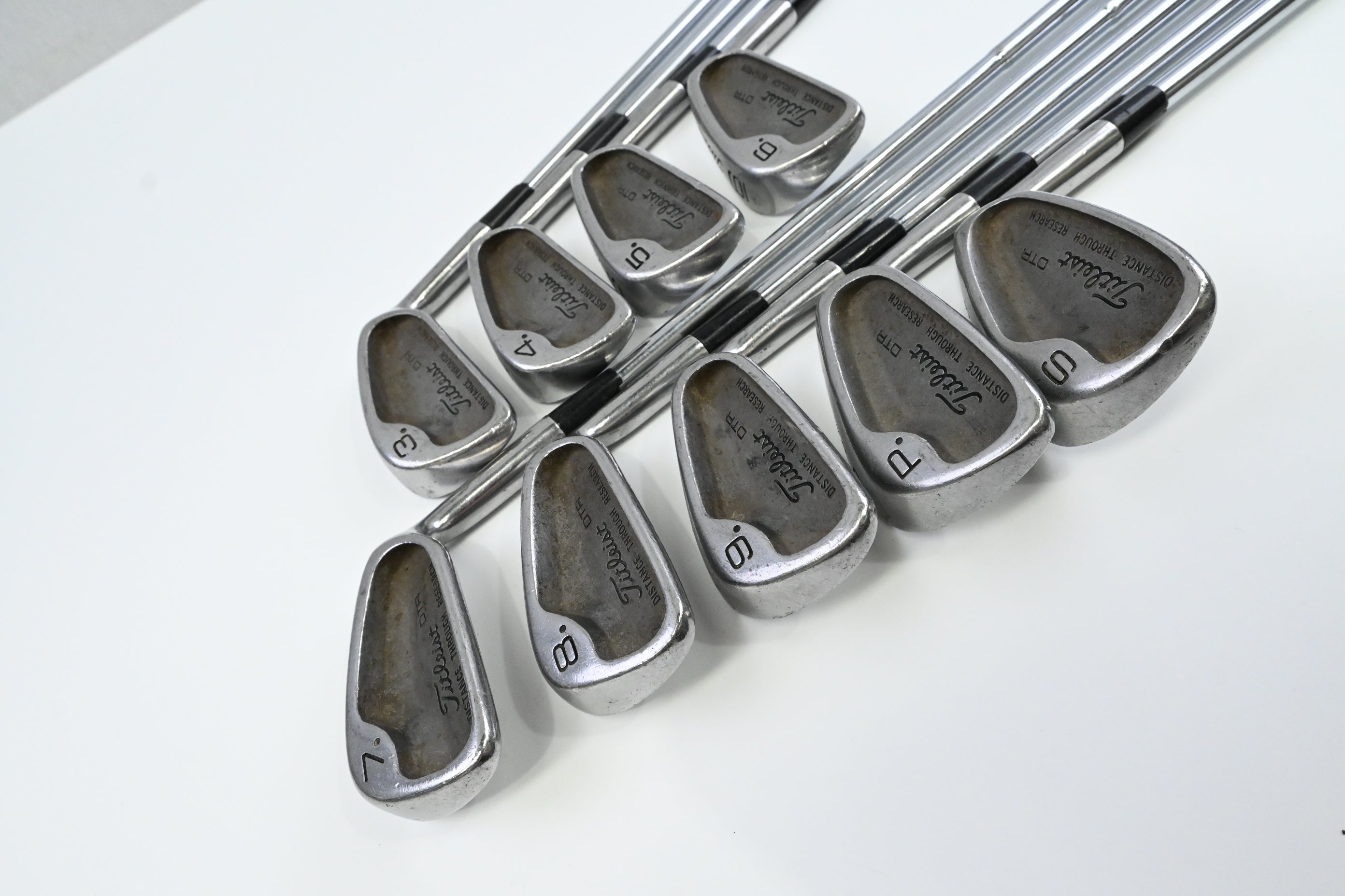 Titleist DTR Irons / 3-PW+SW / Regular Flex Dynamic Gold Shafts