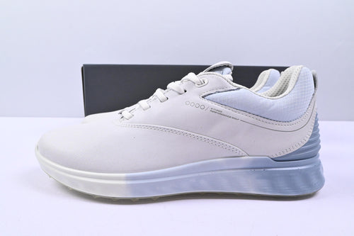 Ladies Ecco S-Three Golf Shoes / UK Size 5.5 / White & Light Blue