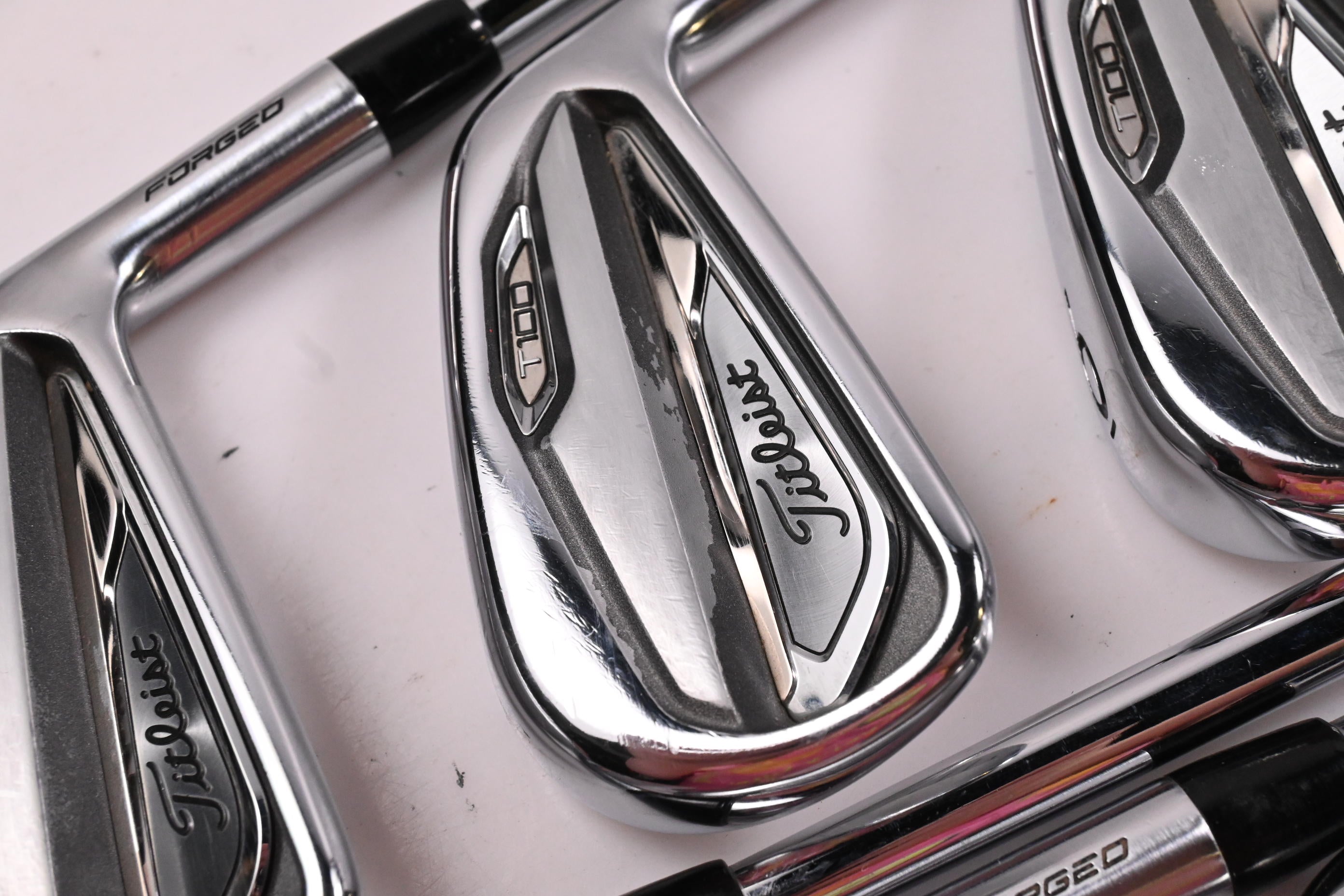 Titleist T100 2019 Irons / 4-PW / Stiff Flex AMT Tour White S300 Shafts