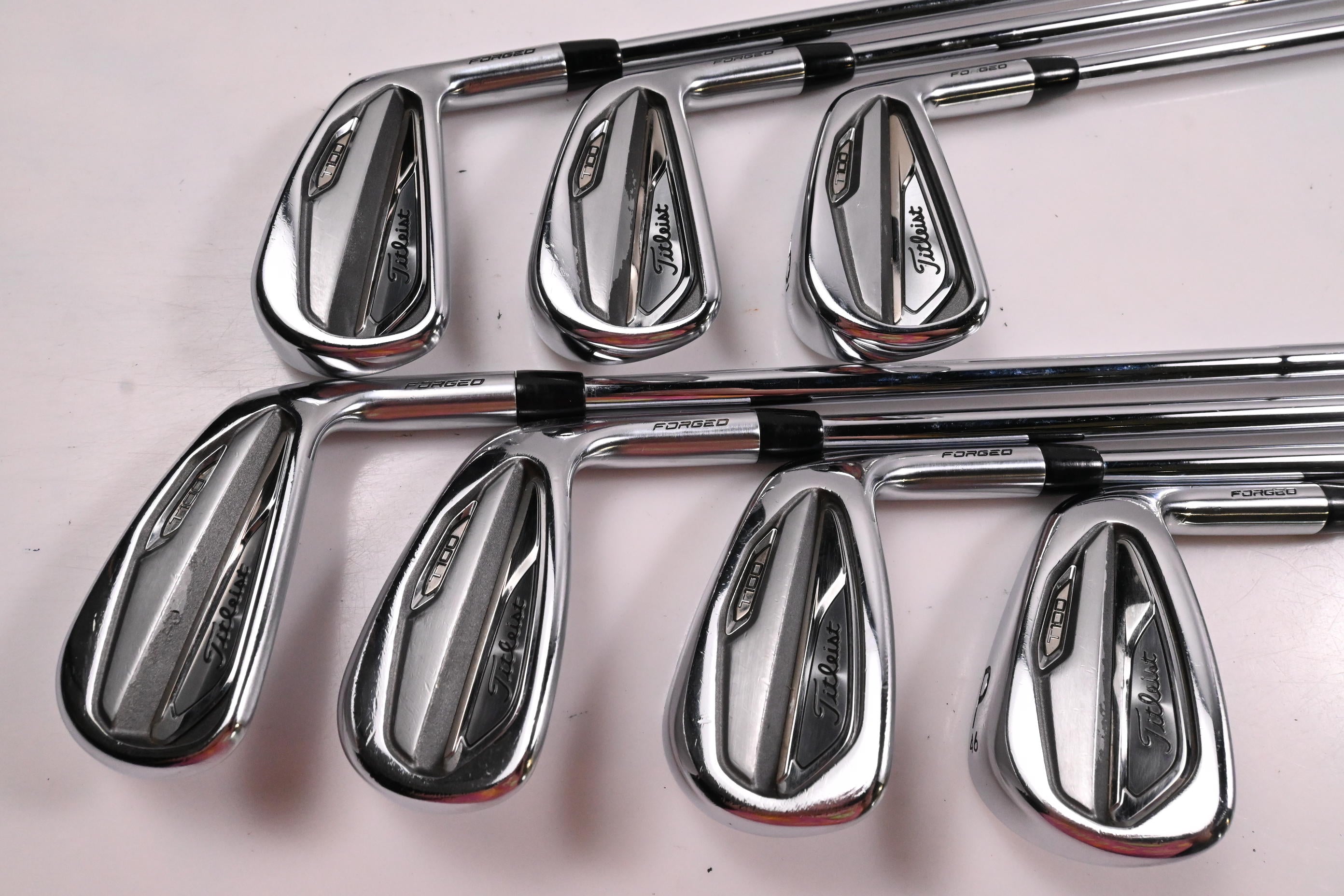 Titleist T100 2019 Irons / 4-PW / Stiff Flex AMT Tour White S300 Shafts