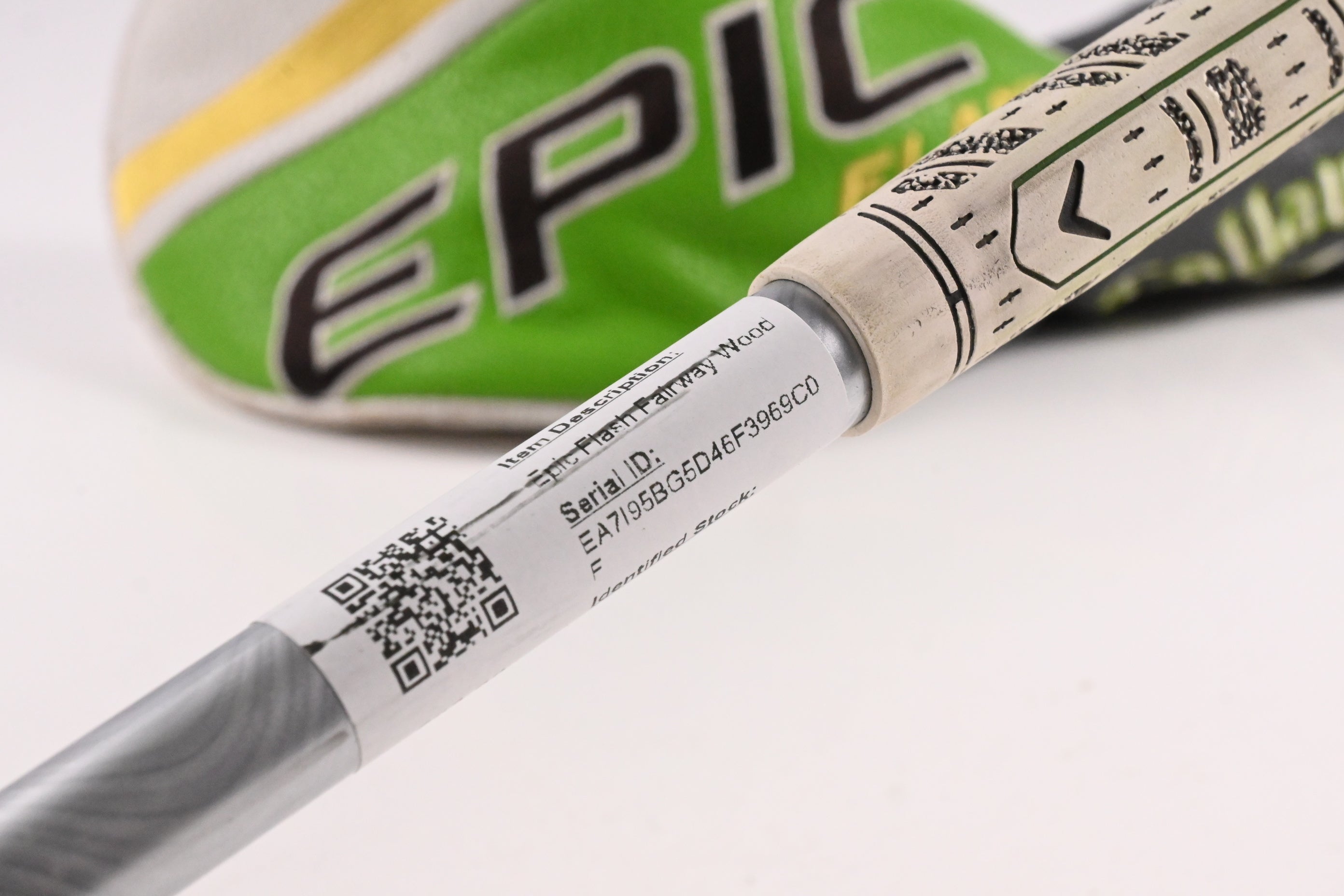 Callaway Epic Flash #3 Wood / 15 Degree / Stiff Flex Evenflow Green 65 Shaft