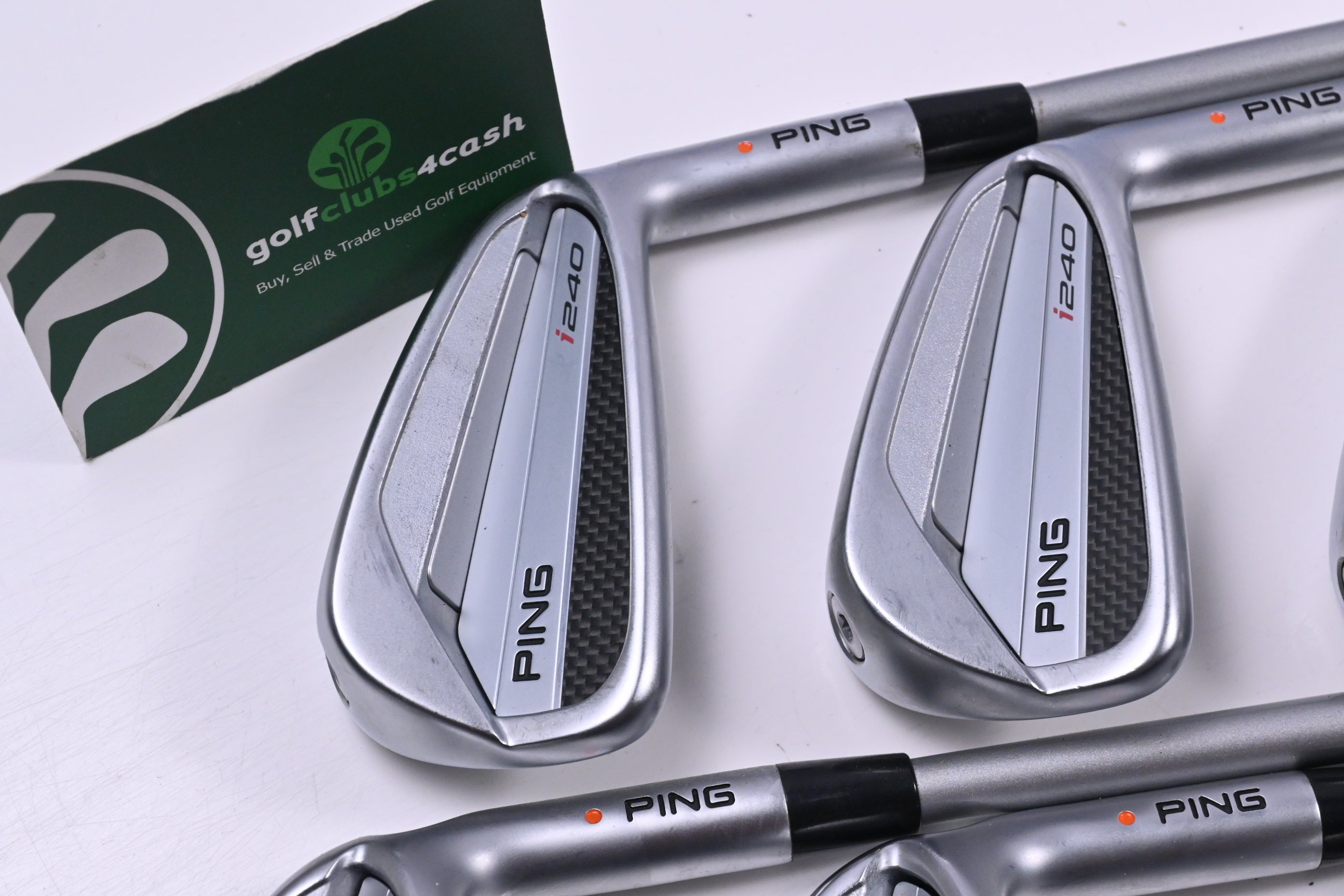 Ping I240 Irons / 5-PW / Orange Dot / Senior Flex Ping Alta Quick 45 Shafts