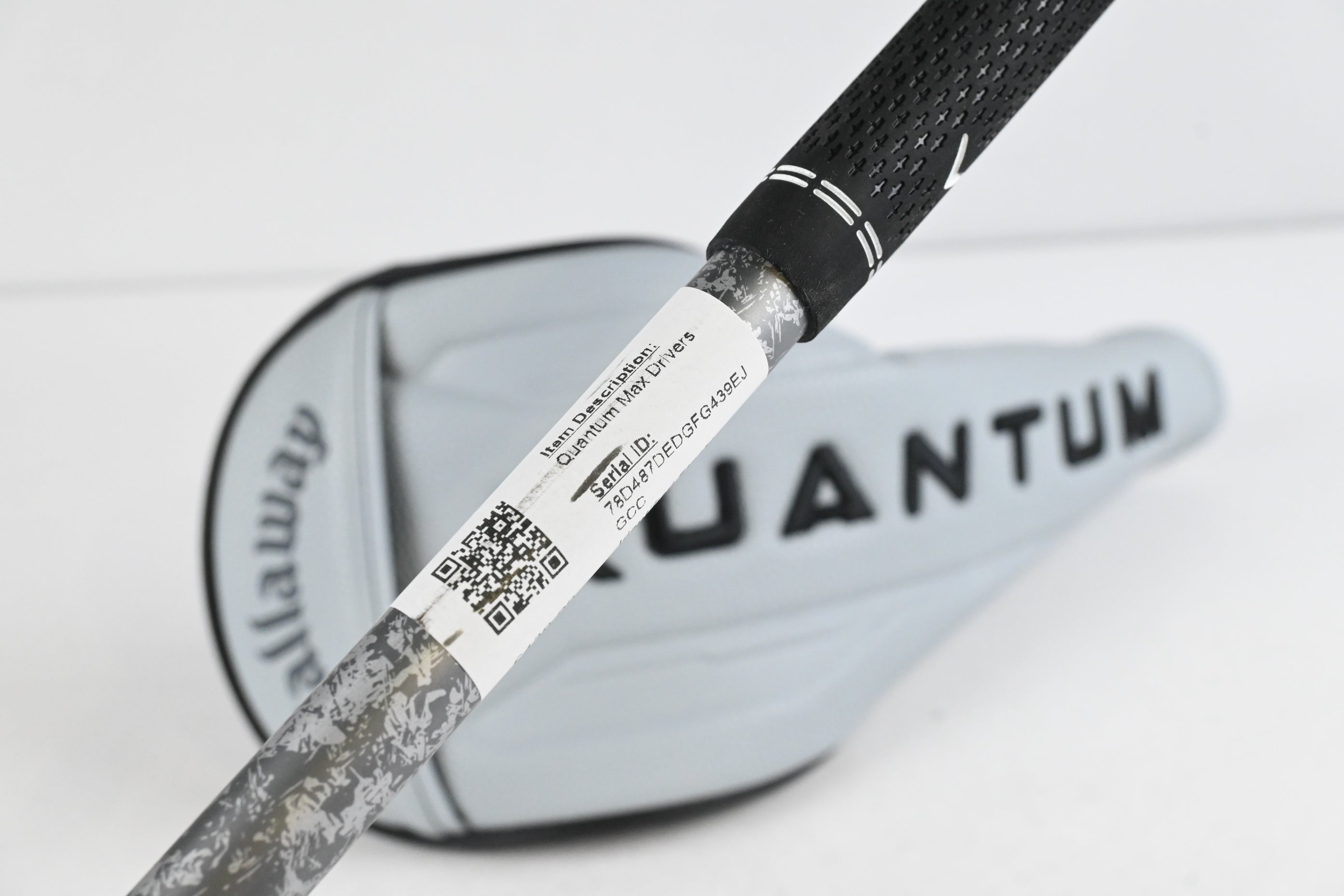 Callaway Quantum Max Driver / 9 Degree / X-Flex Denali Frost Silver 60 Shaft