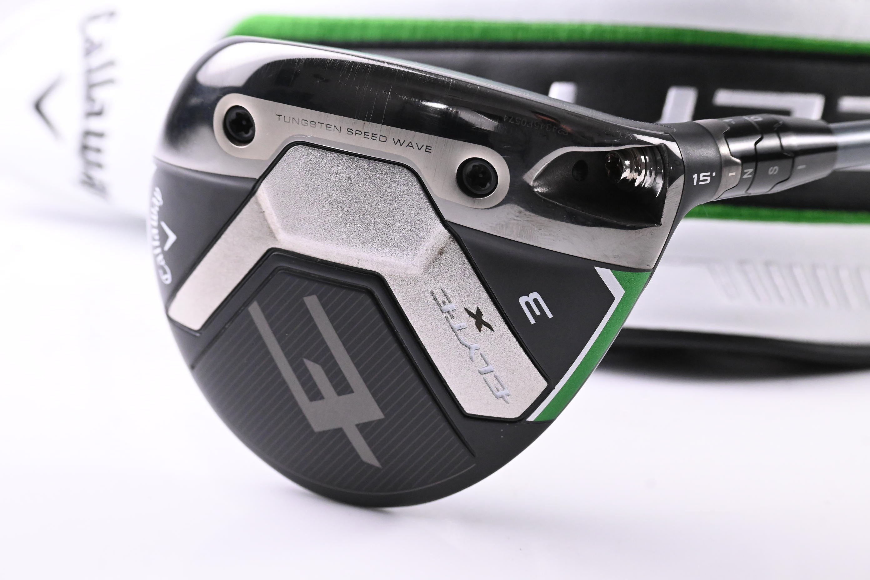 Callaway Elyte X #3 Wood / 15 Degree / Regular Flex Project X Denali Charcoal 60