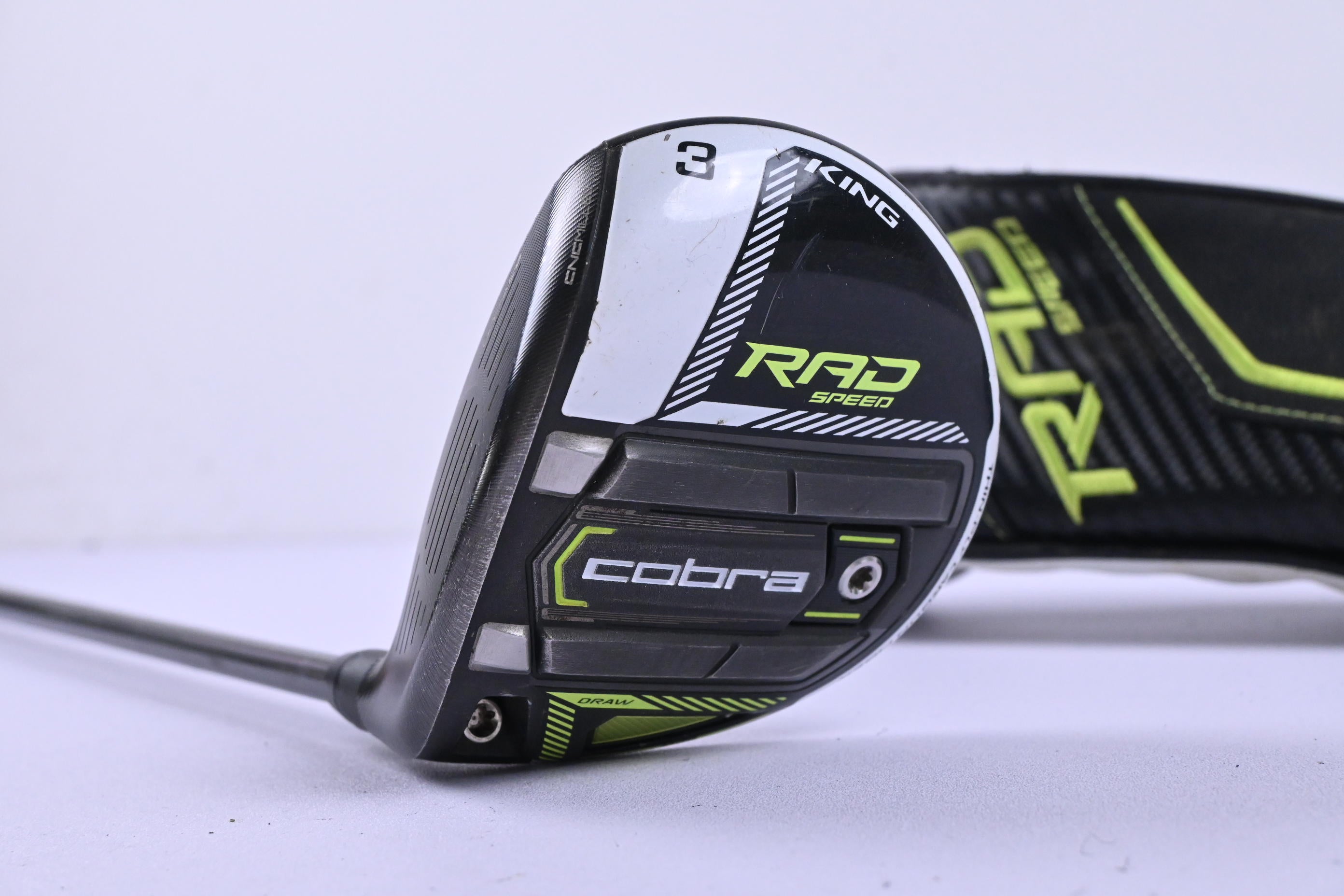 Left Hand Cobra King Radspeed Draw #3 Wood / 14.5 Degree / Stiff Flex Riptide 50