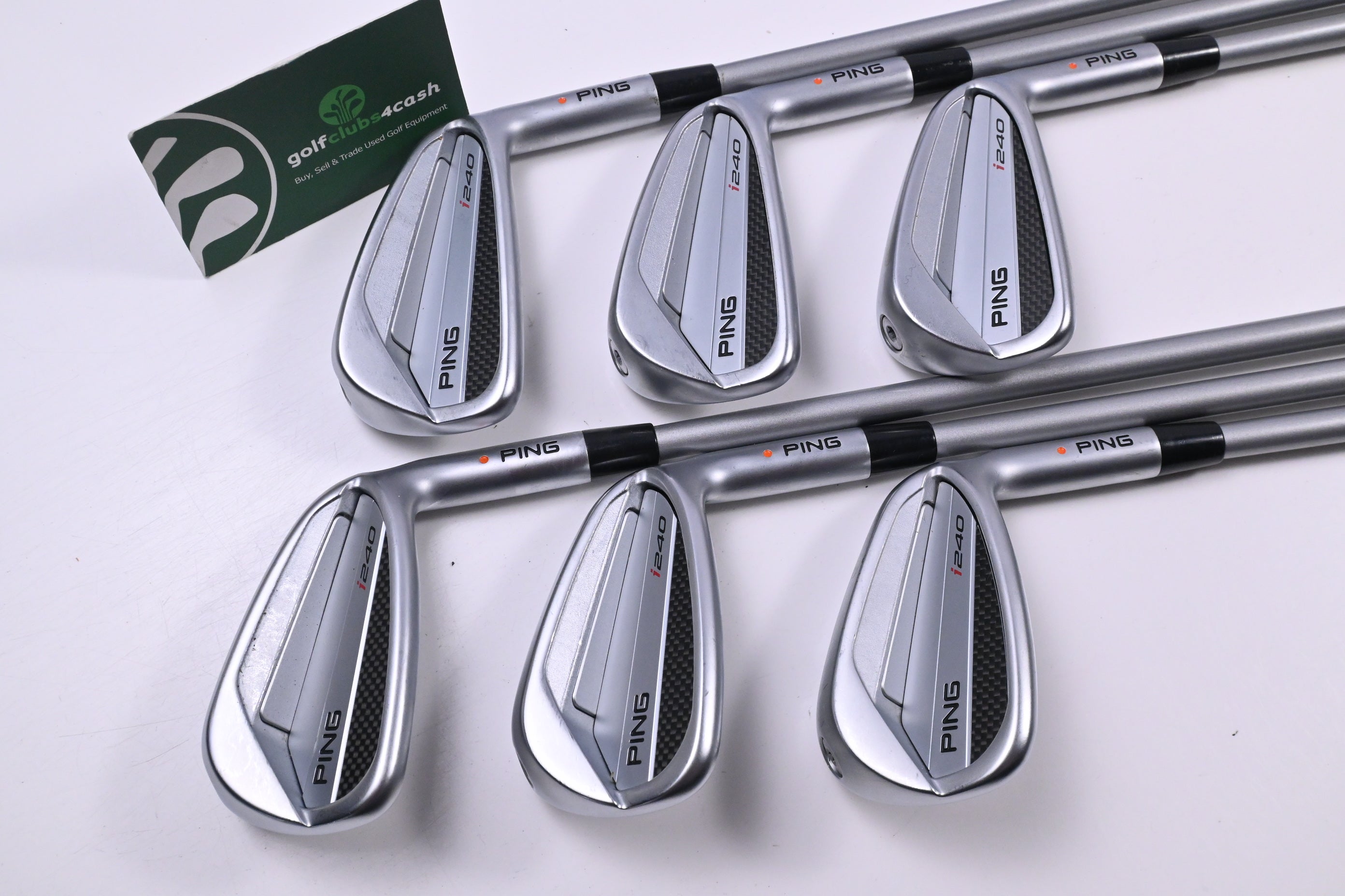 Ping I240 Irons / 5-PW / Orange Dot / Senior Flex Ping Alta Quick 45 Shafts