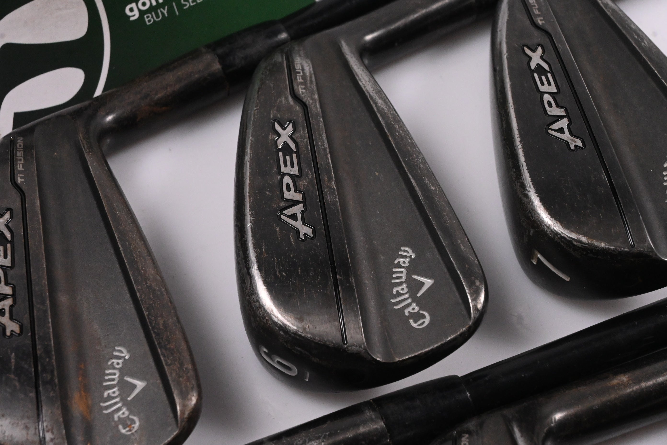 Callaway Apex Ti Fusion Irons / 5-PW / Stiff Flex Project X LZ Blackout Shafts