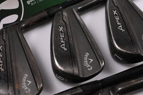 Callaway Apex Ti Fusion Irons / 5-PW / Stiff Flex Project X LZ Blackout Shafts
