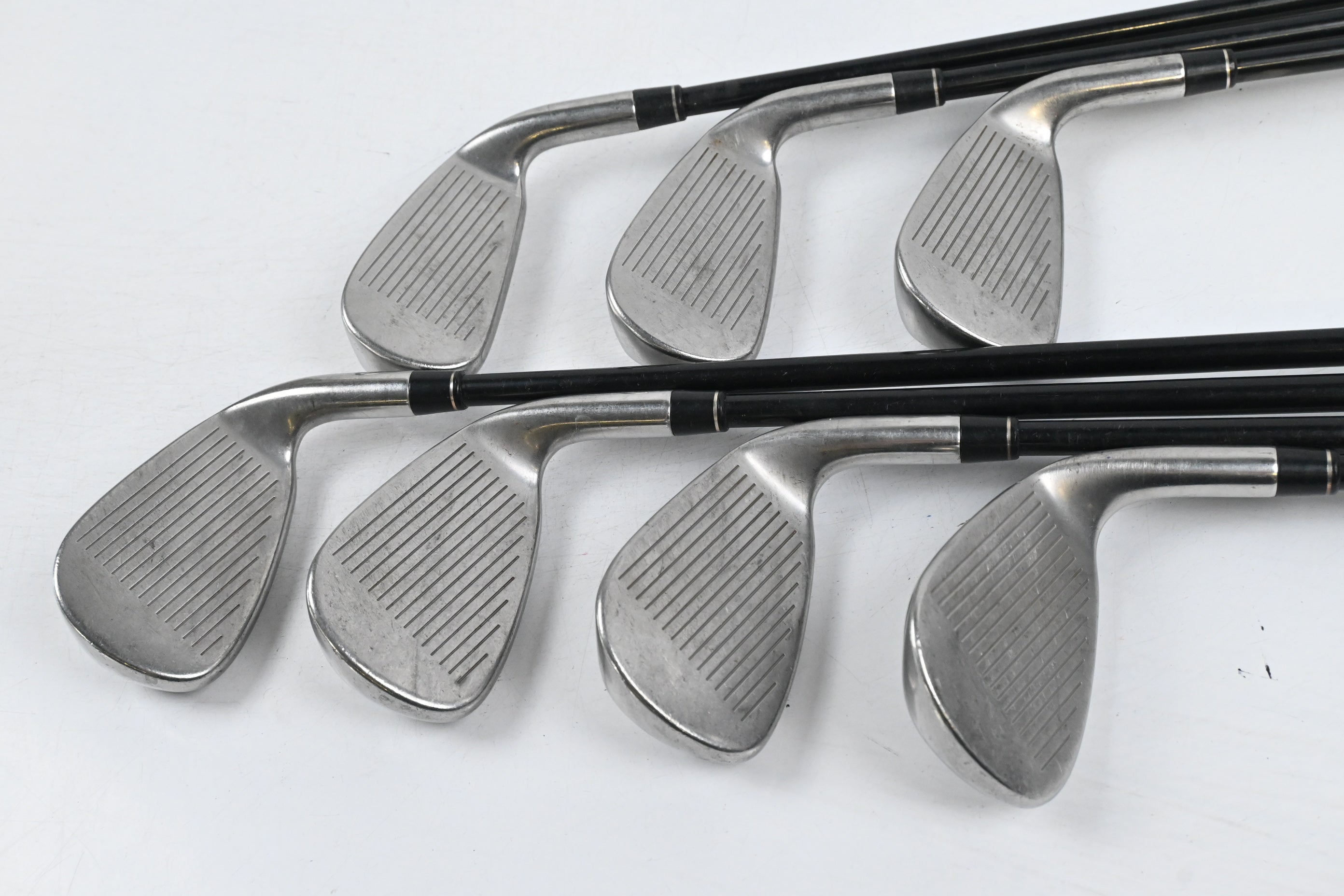 Left Hand Taylormade Burner Superlaunch Irons / 5-PW+SW / Regular Flex REAX 60