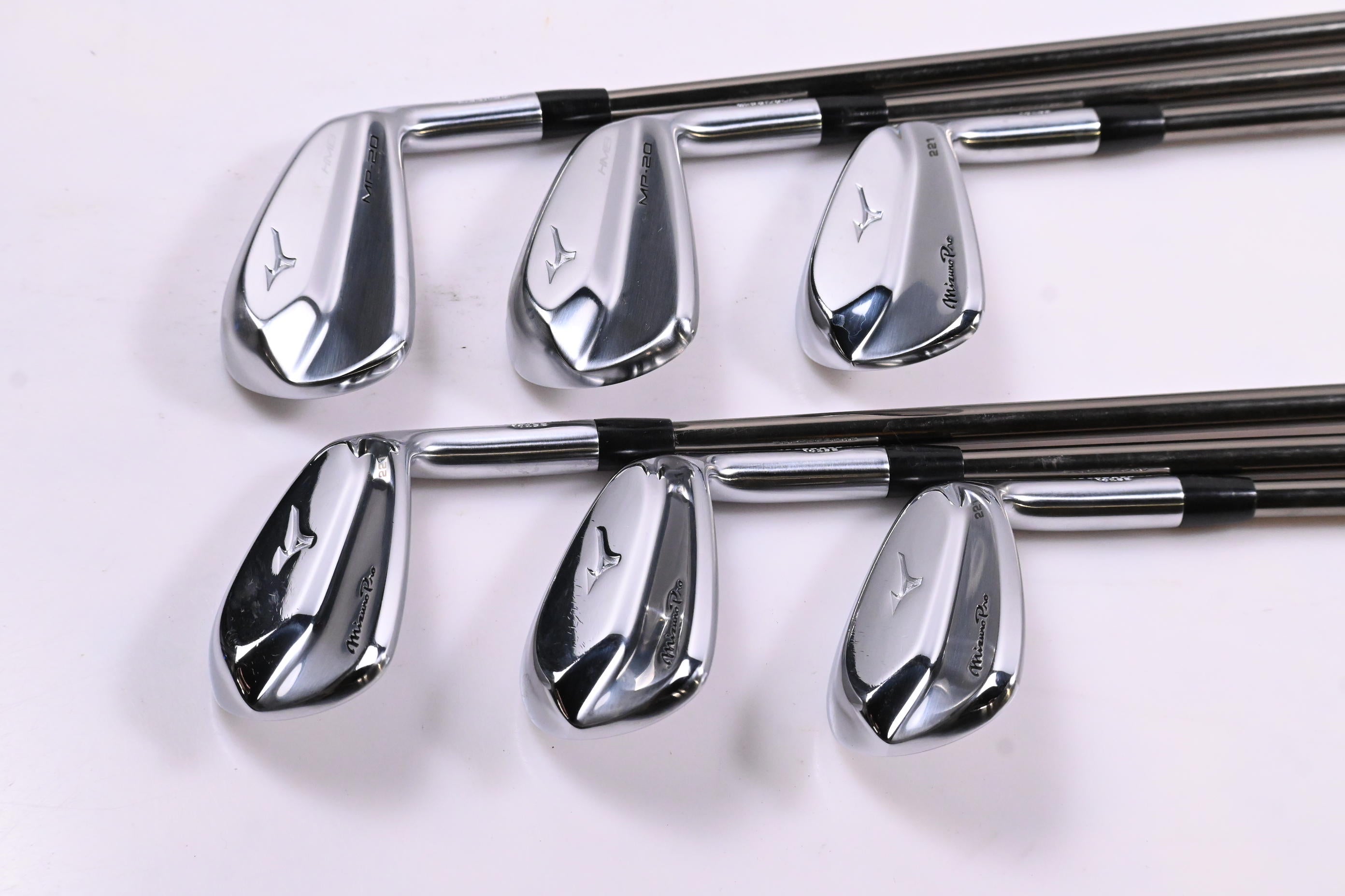 Mizuno Pro 221/MP-20 HMB Combo Irons / 5-PW / Regular Flex UST Recoil 95 Shafts