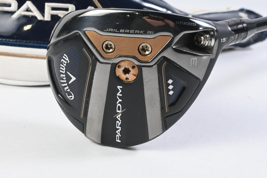 Callaway Paradym TD #3 Wood / 15 Degree / Stiff Flex Tensei AV White 75 Shaft