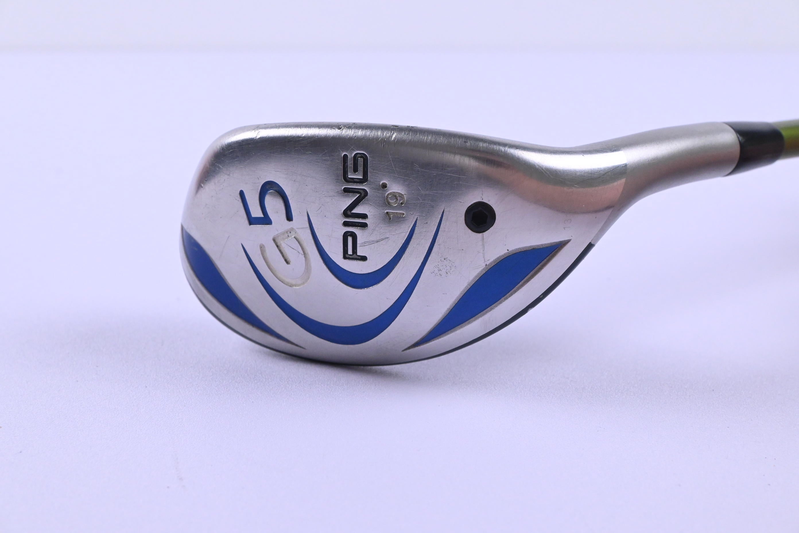 Ping G5 #3 Hybrid / 19 Degree / Stiff Flex Aldila NV Green Hybrid 85 Shaft