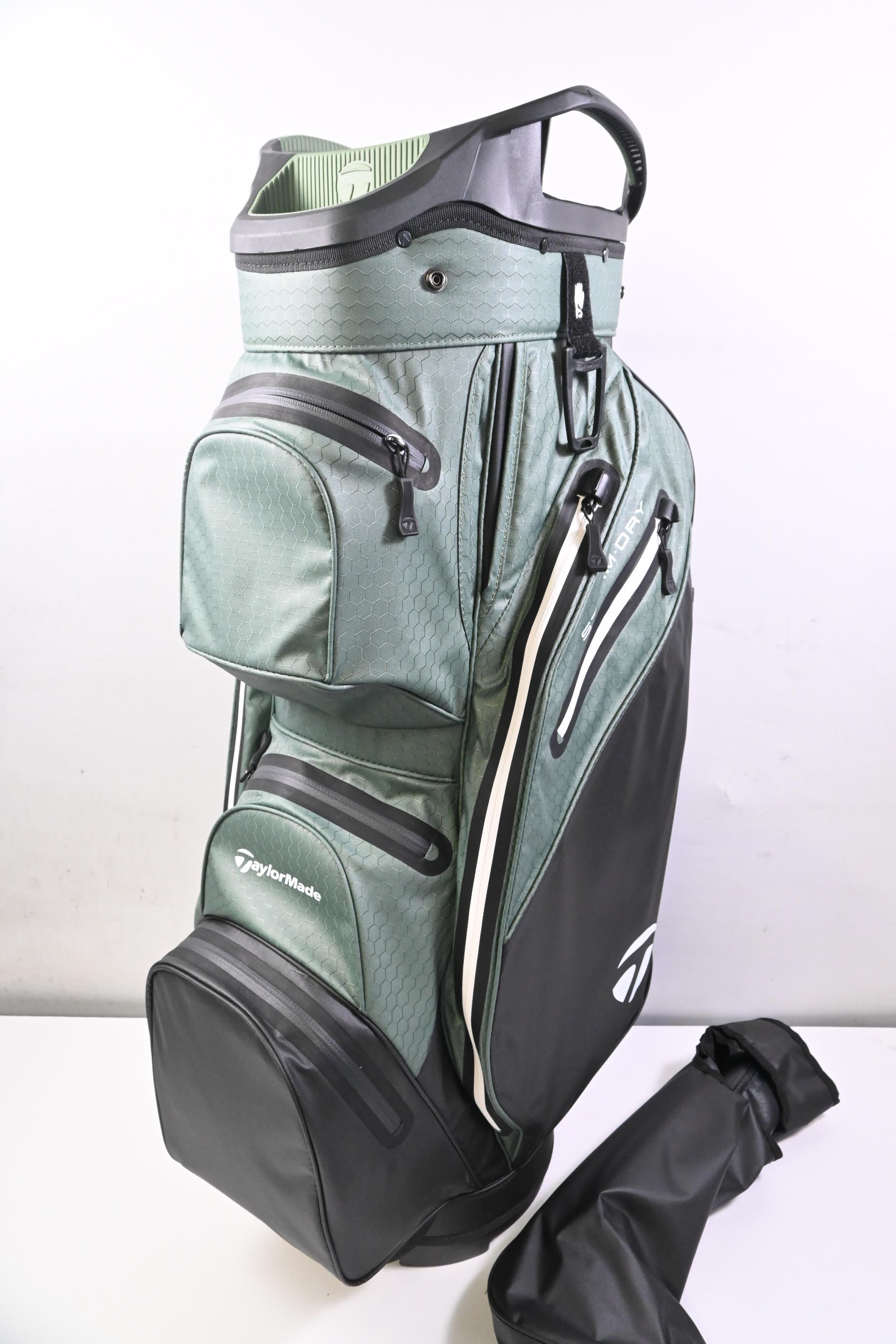 Taylormade Storm Dry H20 Cart Bag / 14-Way Divider / Black, Green