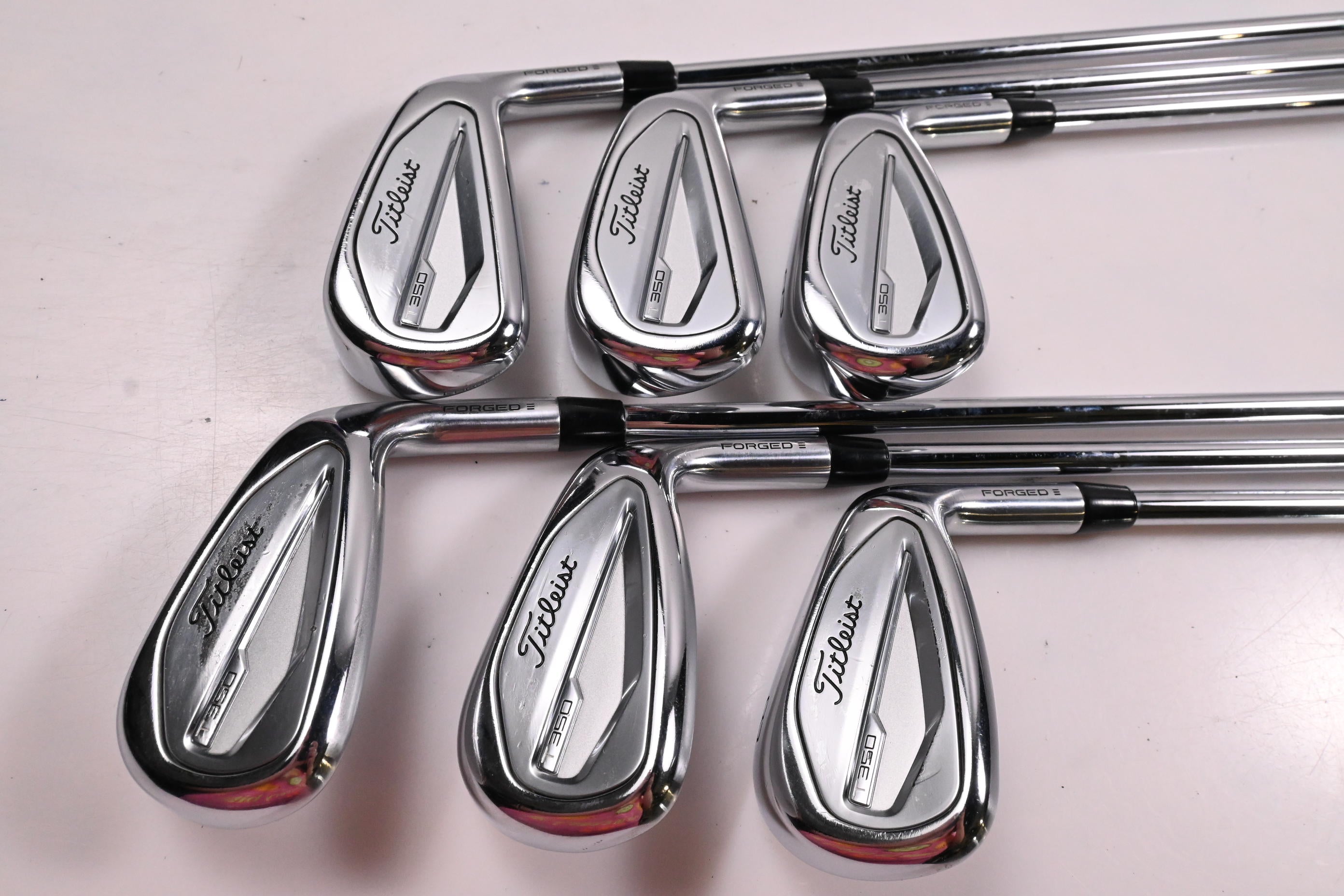 Titleist T350 2023 Irons / 6-PW+48° / Regular Flex AMT Red R300 Shafts