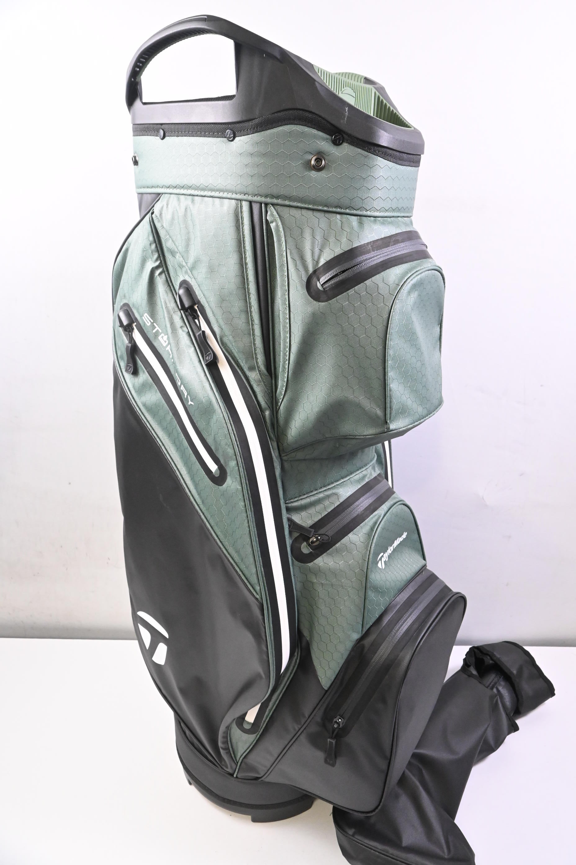 Taylormade Storm Dry H20 Cart Bag / 14-Way Divider / Black, Green