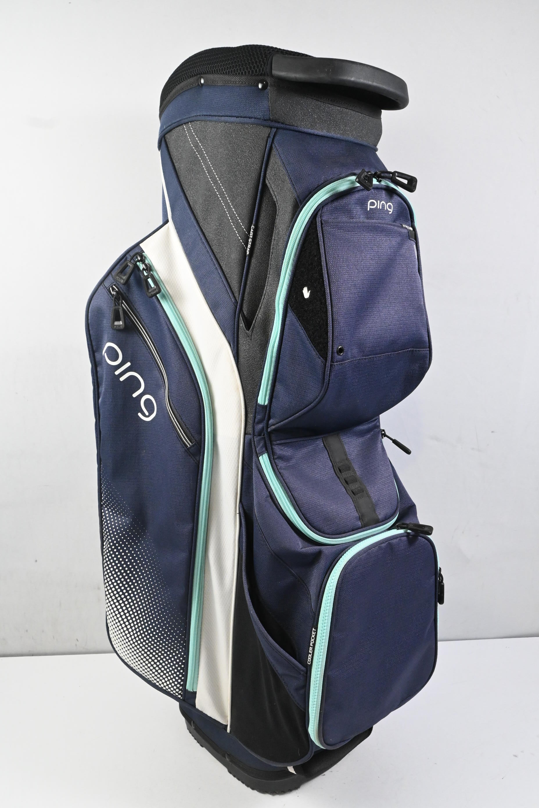 Ping Traverse Cart Bag / 14-Way Divider / Blue, White
