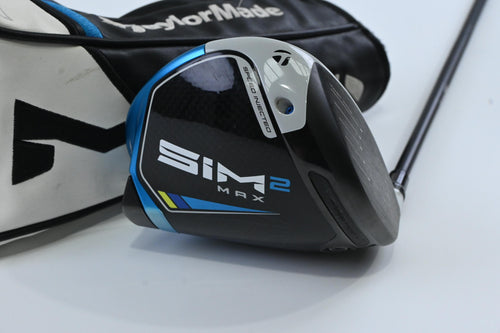 TaylorMade SIM2 Max Driver / 10.5 Degree / Stiff Flex Kai'li Dark Waves White 60 Shaft