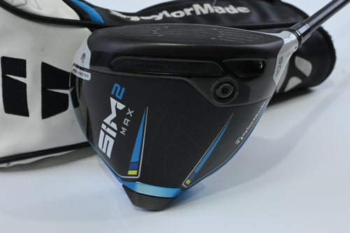 TaylorMade SIM2 Max Driver / 10.5 Degree / Stiff Flex Kai'li Dark Waves White 60 Shaft