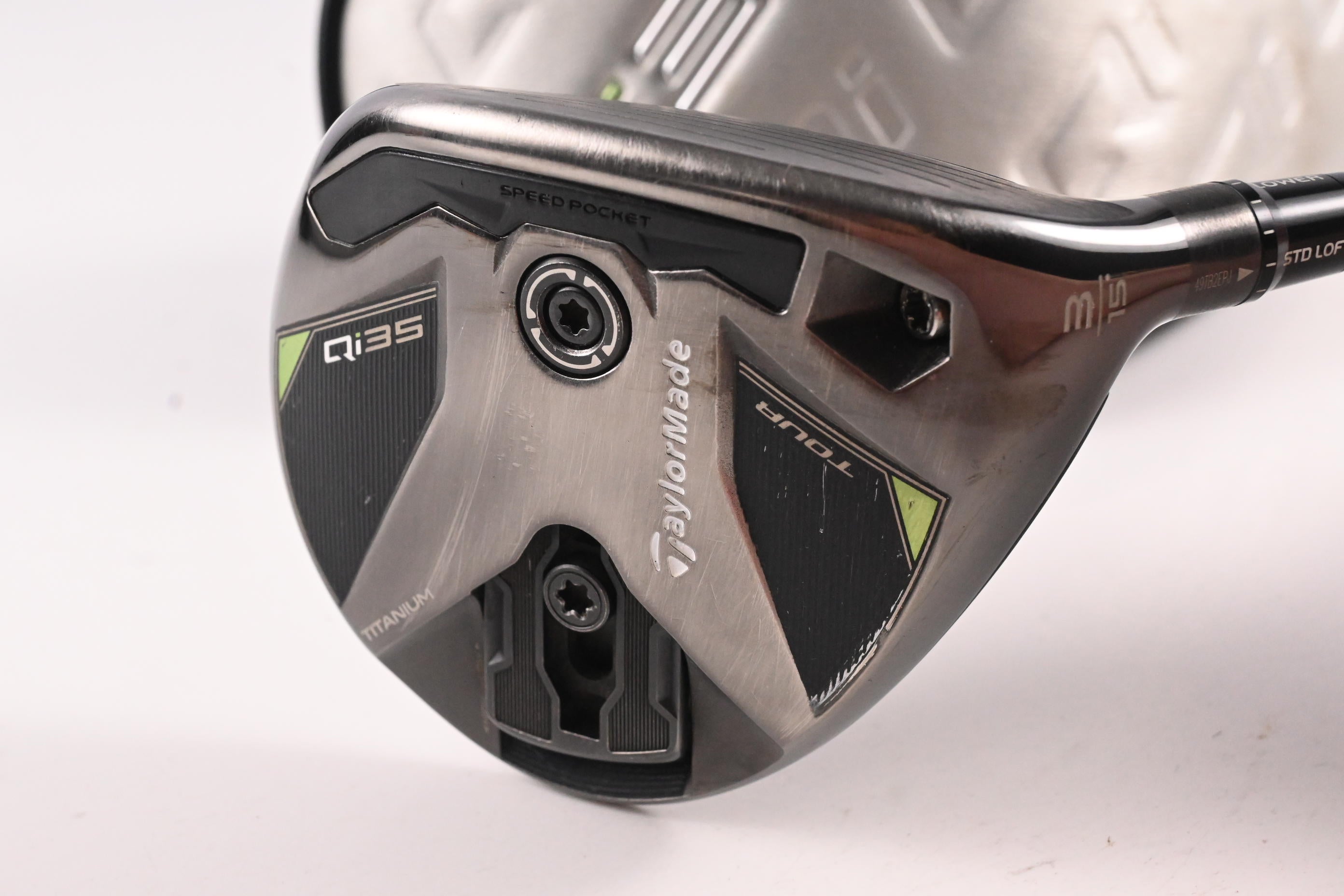 Taylormade Qi35 Tour #3 Wood / 15 Degree / Stiff Flex HZRDUS Smoke RDX Blue 70